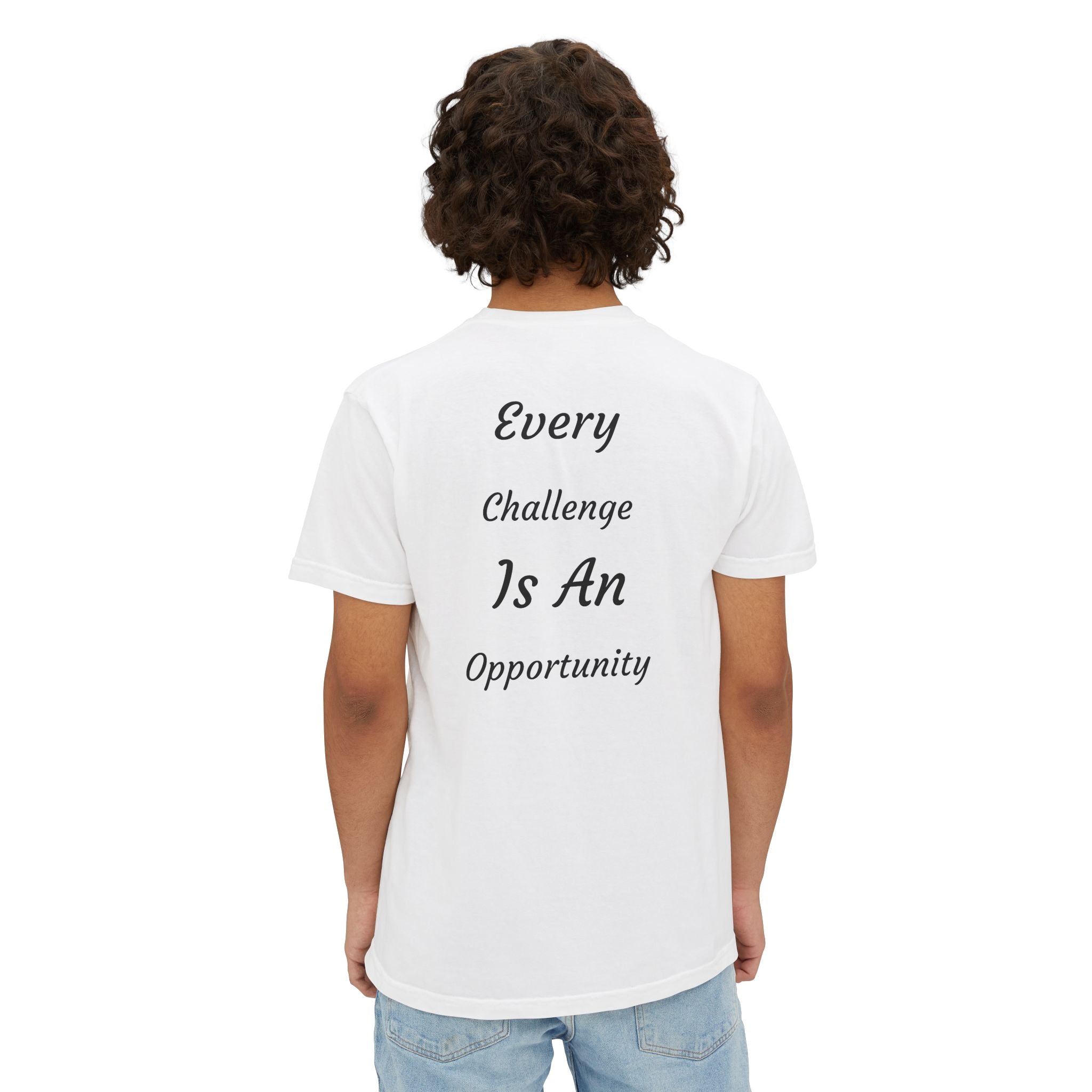 Inspirational Pocket T-Shirt, Unisex Motivational Tee, Casual Wear, Gift for Him & Her, Everyday Essential, Positive Vibes