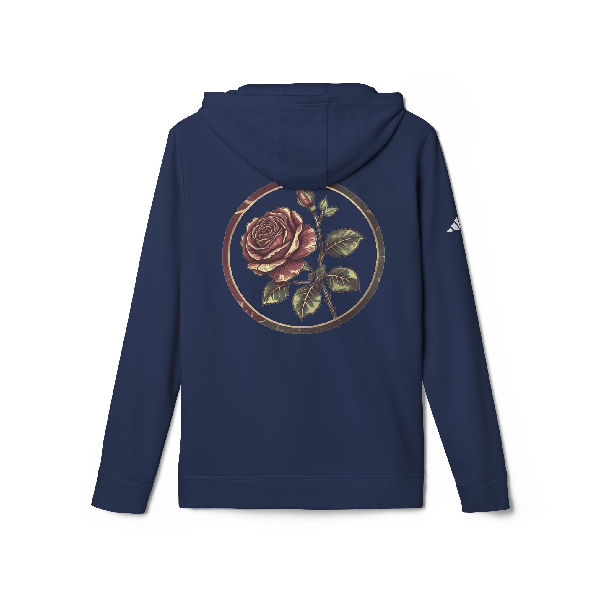 Artistic Rose Graphic Fleece Hoodie, Cozy Unisex Hoodie, Spring Fashion Hoodie, Casual Wear Hoodie, Gift for Her