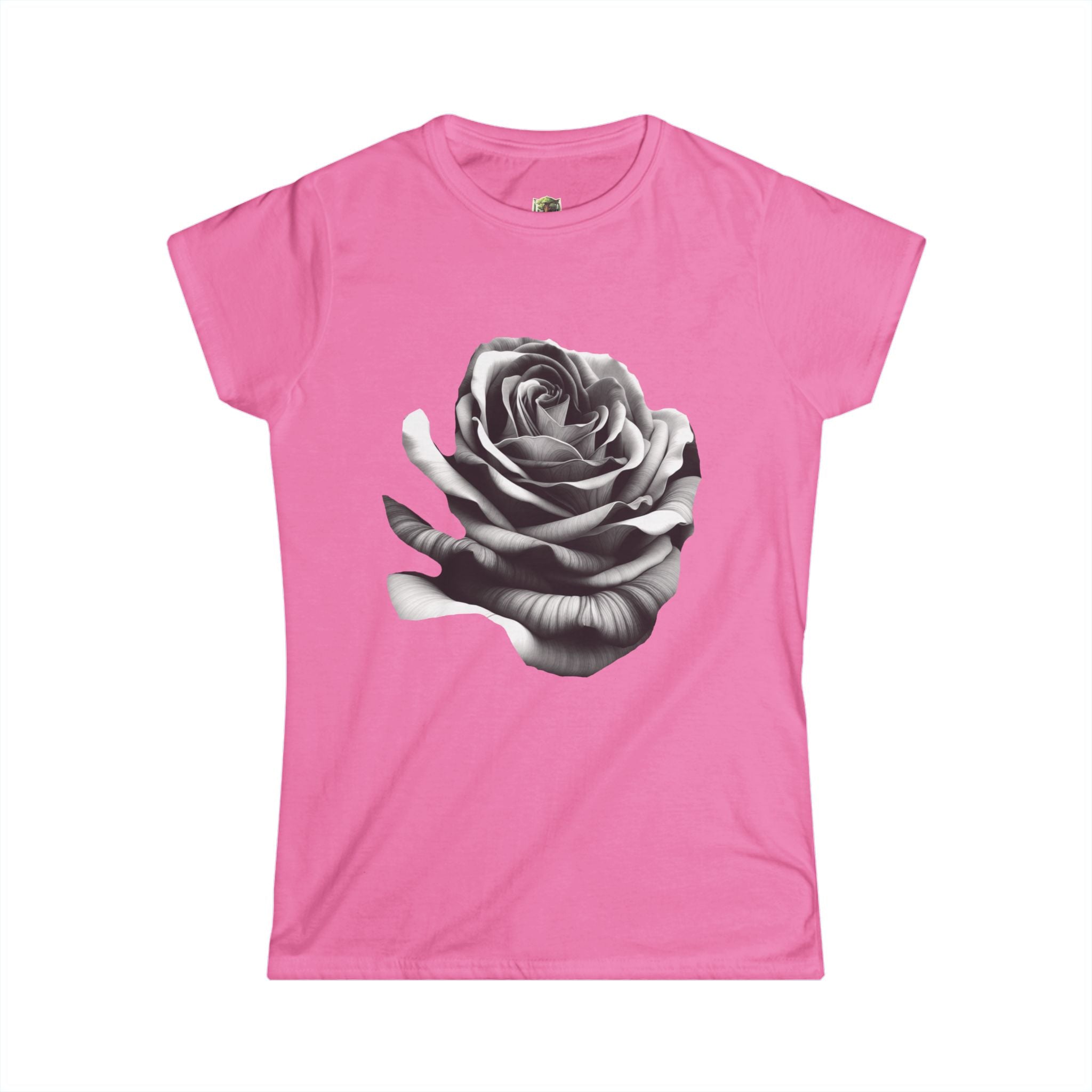 Women's Floral Graphic Tee, Rose Design Shirt, Casual Wear, Gift for Her, Spring Fashion, Nature Lover's Tee
