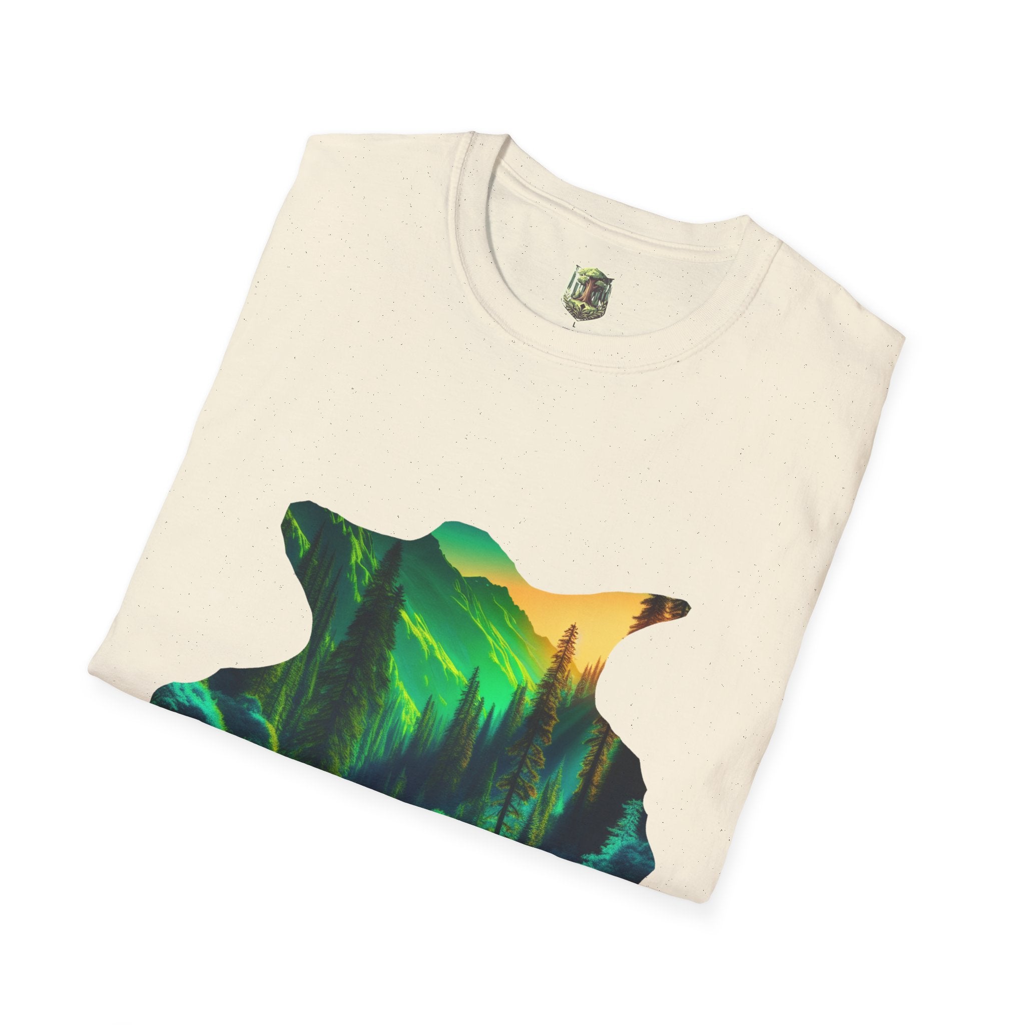 Scenic Nature Graphic Tee, Unisex Outdoor Shirt, Gift for Nature Lovers, Hiking Apparel, Eco-friendly T-Shirt