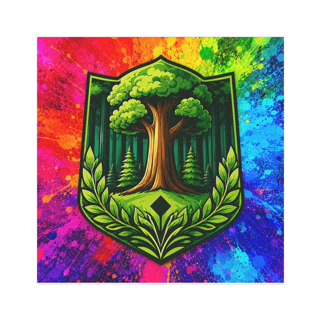 Custom Bold Colorful Namebrand Emblem Car Magnet