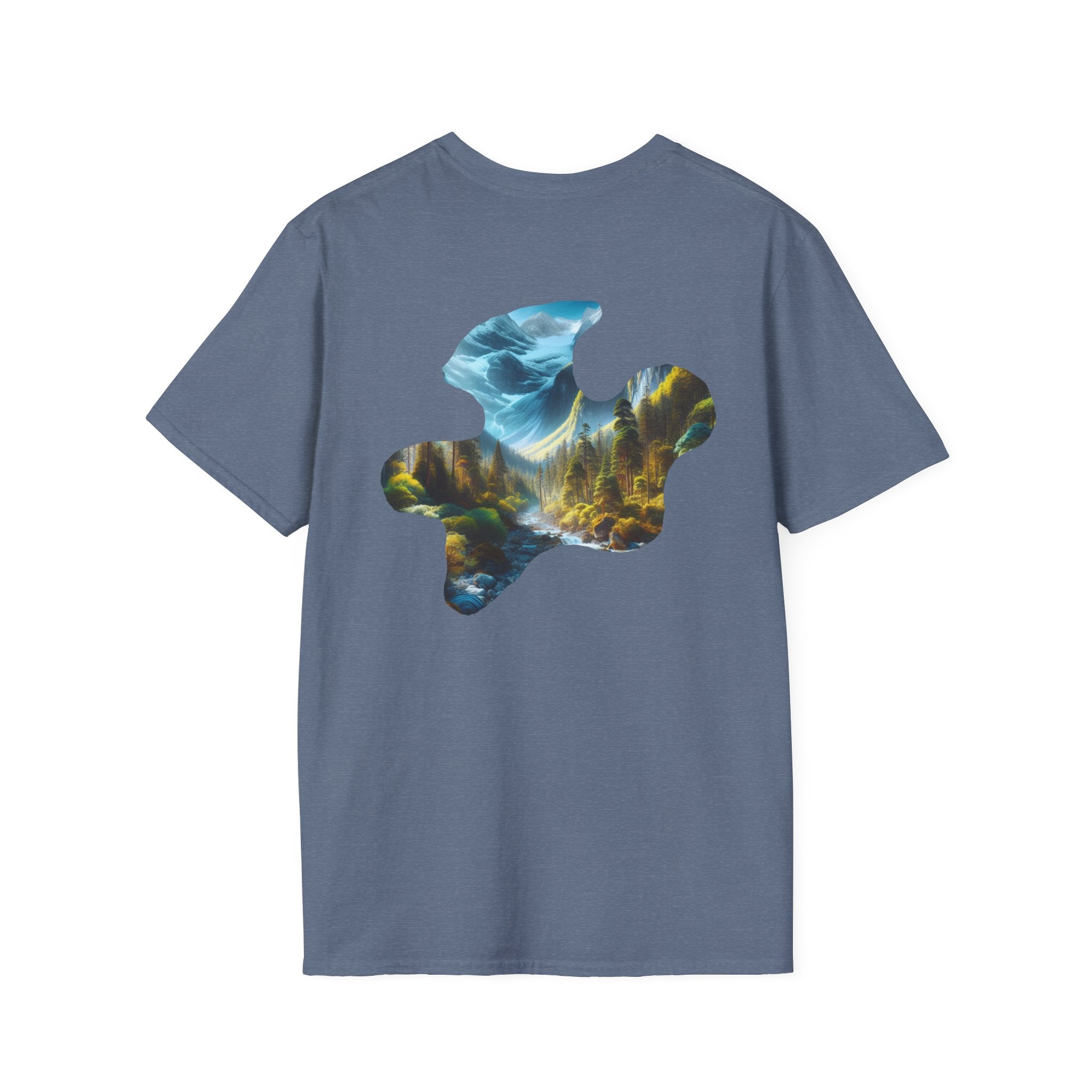 Scenic Nature Graphic Tee, Unisex Outdoor Shirt, Gift for Nature Lovers, Hiking Apparel, Eco-friendly T-Shirt