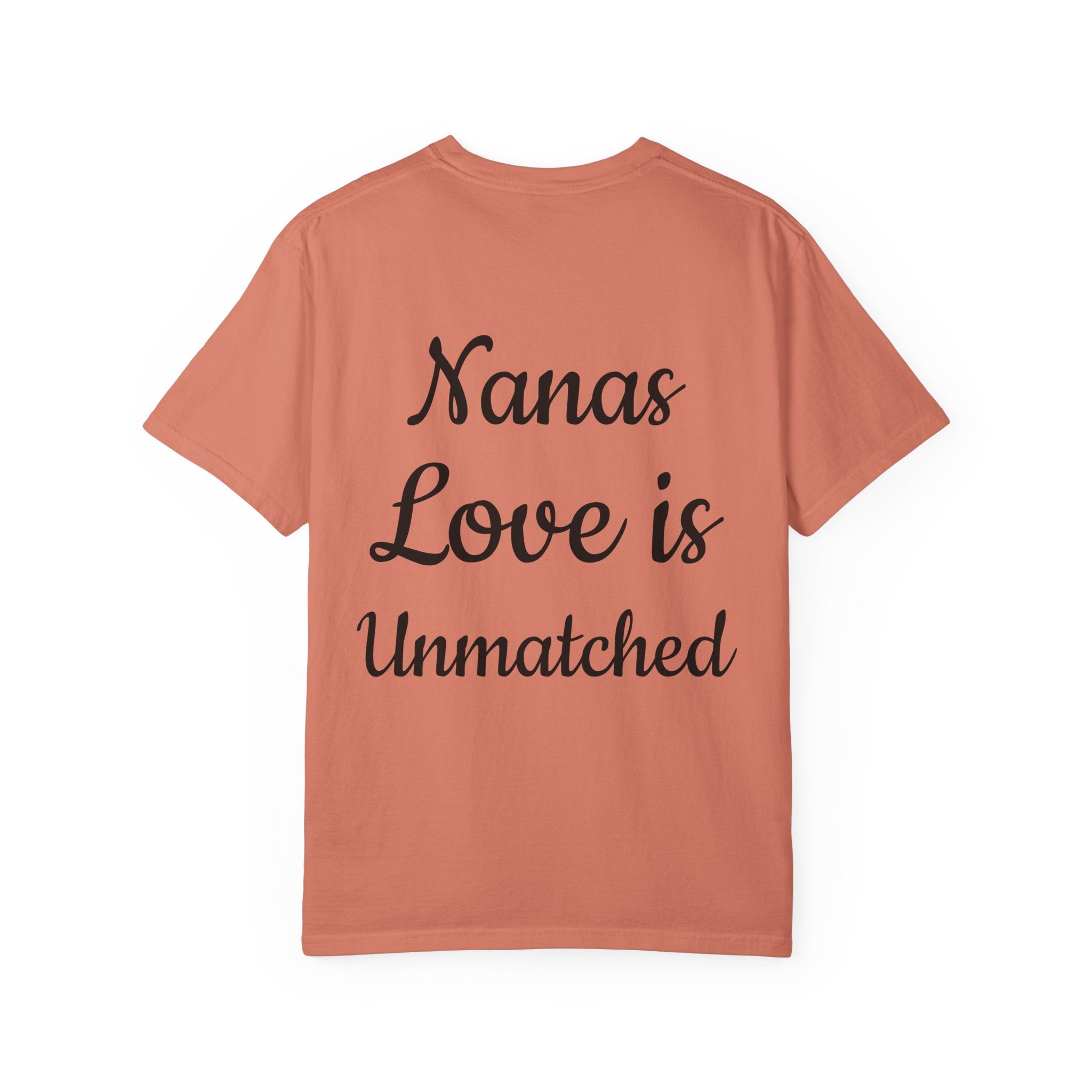Heart Tie-Dye T-Shirt with 'Nannas Love is Unmatched' Design, Gift for Grandma, Summer Vibe Tee, Casual Wear, Birthday Gift