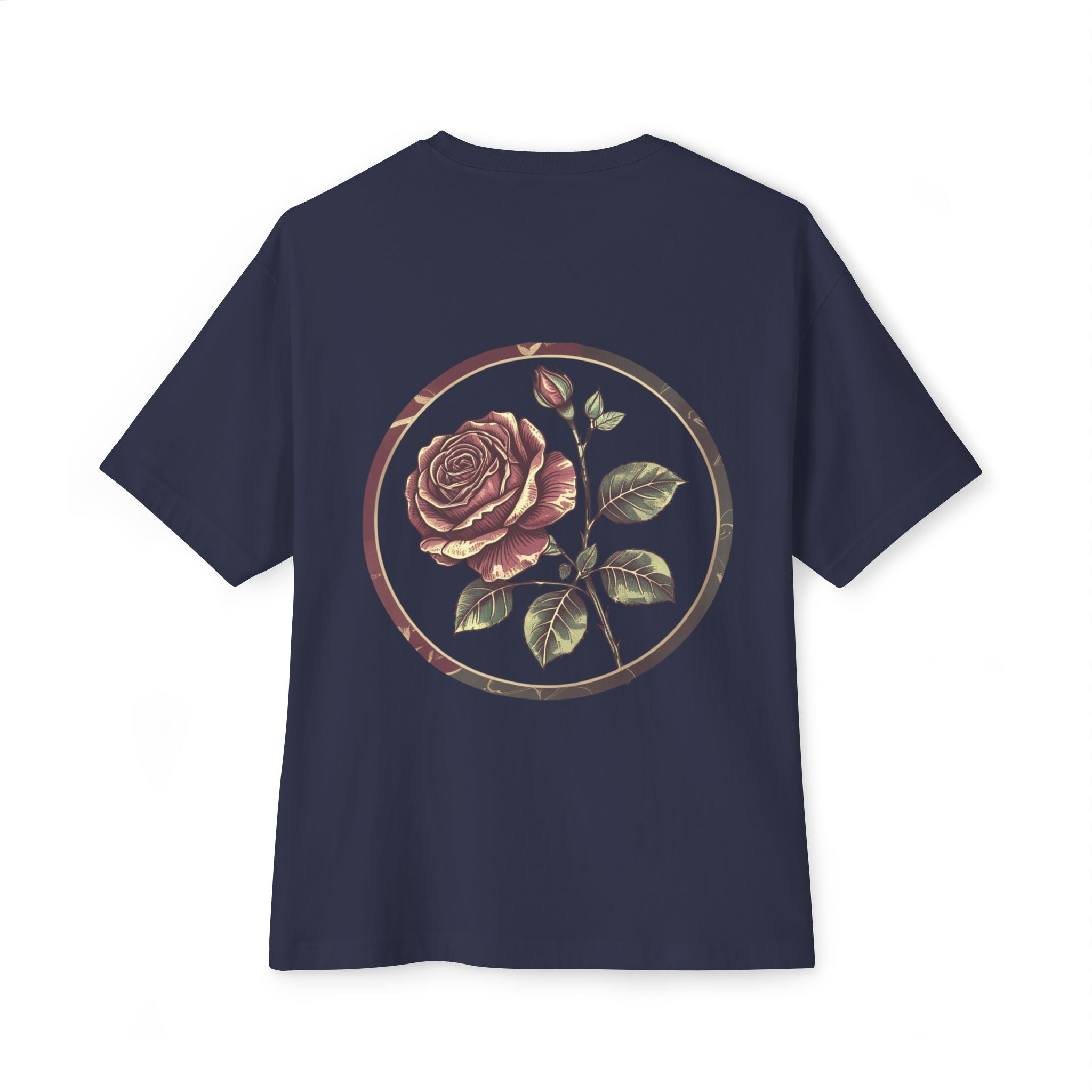 Floral Rose Oversized Tee | Unisex T-Shirt, Casual Wear, Vintage Style, Gift for Her, Summer Outfit