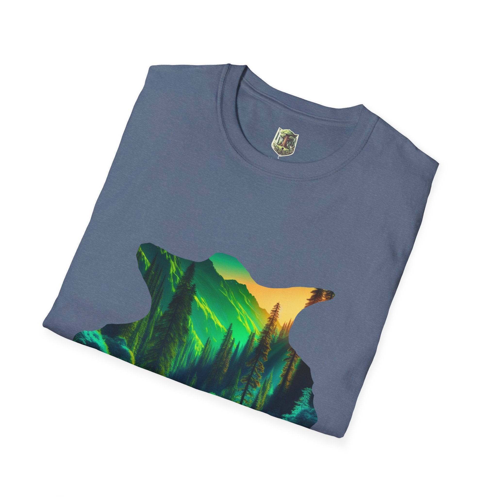 Scenic Nature Graphic Tee, Unisex Outdoor Shirt, Gift for Nature Lovers, Hiking Apparel, Eco-friendly T-Shirt