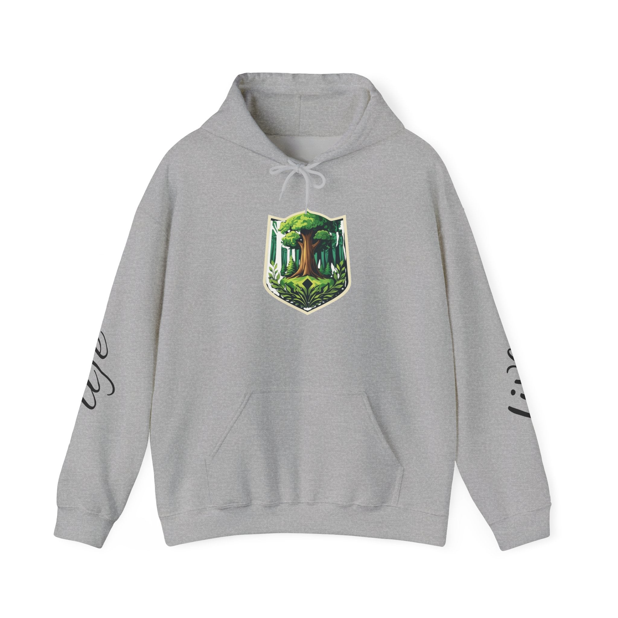 Nature-Inspired Hoodie with Floral Prints, Cozy Sweatshirt, Gift for Nature Lovers, Perfect for Autumn, Unisex Casual Wear