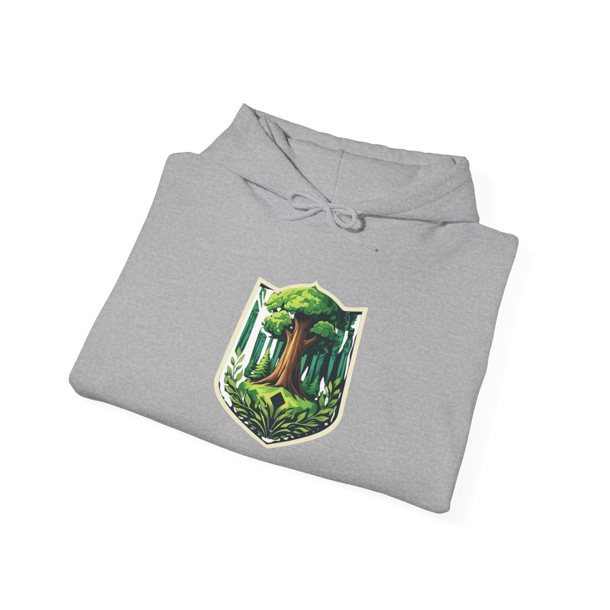 Nature-Inspired Hoodie with Floral Prints, Cozy Sweatshirt, Gift for Nature Lovers, Perfect for Autumn, Unisex Casual Wear