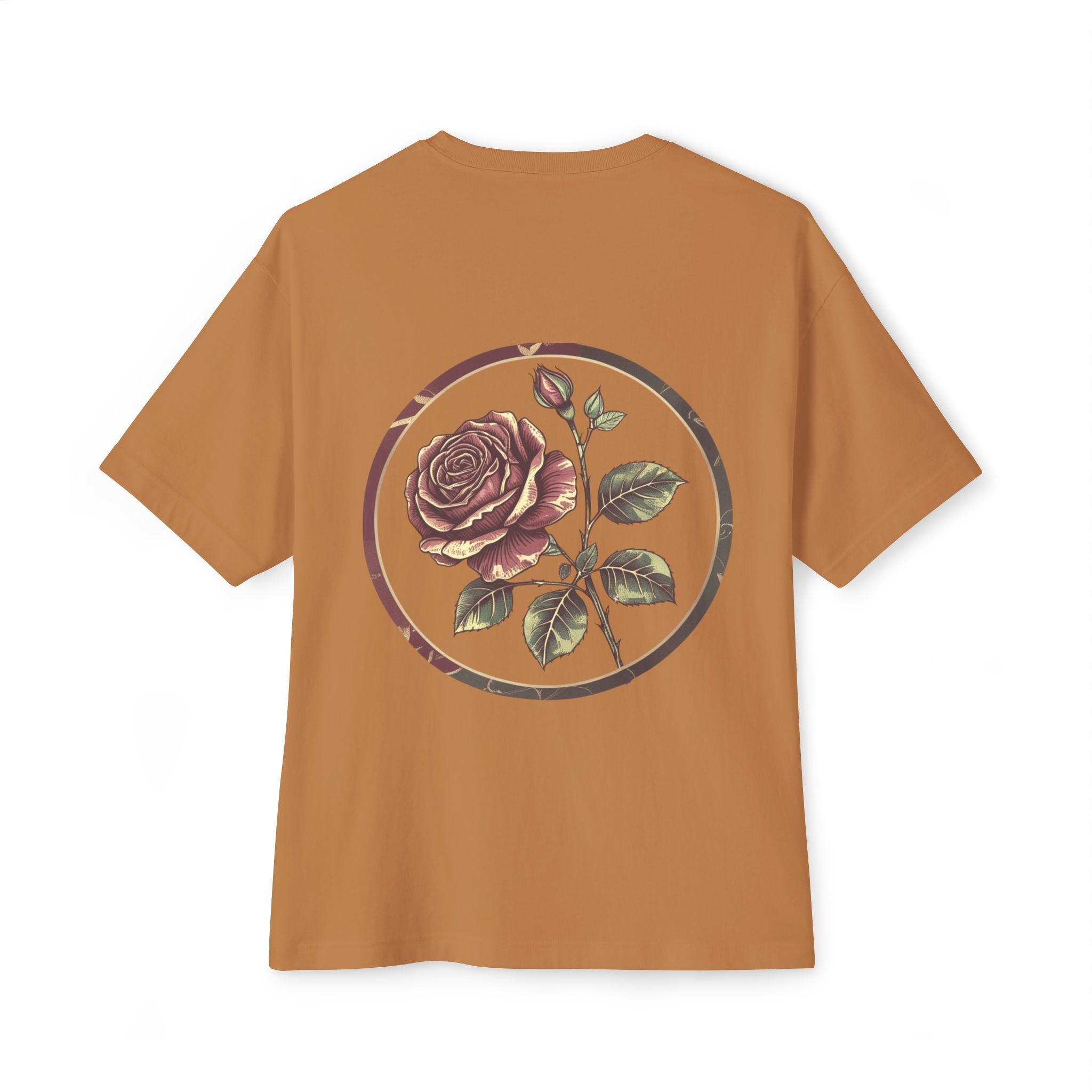 Floral Rose Oversized Tee | Unisex T-Shirt, Casual Wear, Vintage Style, Gift for Her, Summer Outfit
