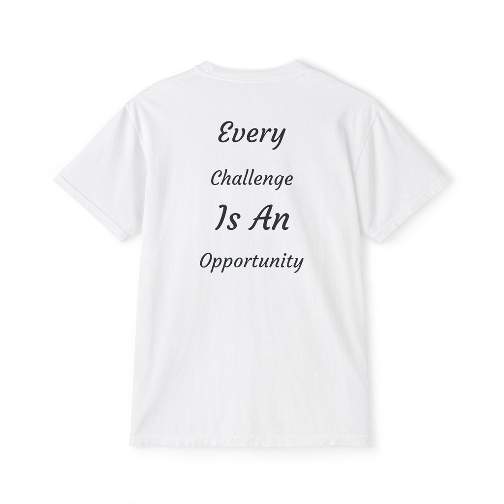 Inspirational Pocket T-Shirt, Unisex Motivational Tee, Casual Wear, Gift for Him & Her, Everyday Essential, Positive Vibes