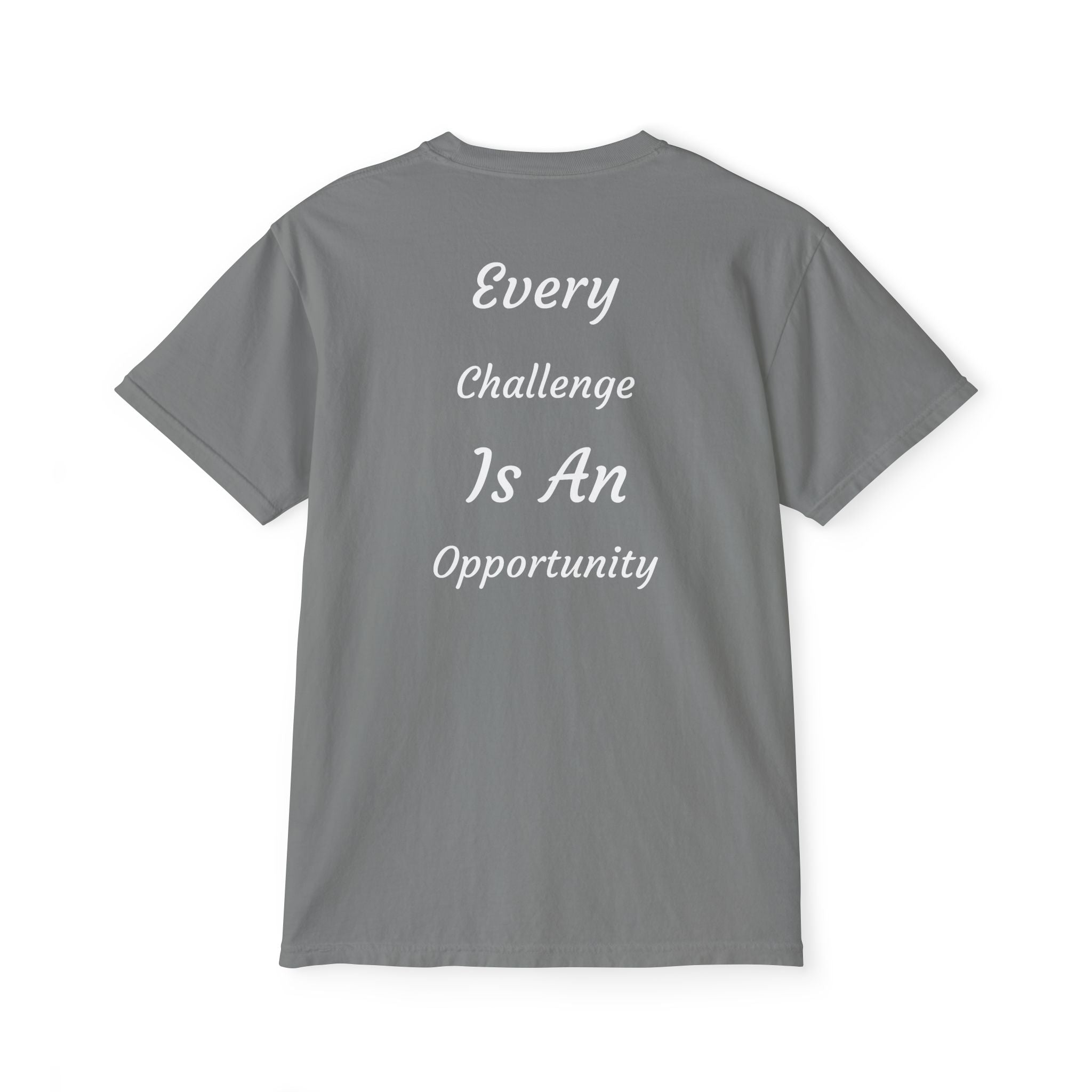 Inspirational Pocket T-Shirt, Unisex Motivational Tee, Casual Wear, Gift for Him & Her, Everyday Essential, Positive Vibes