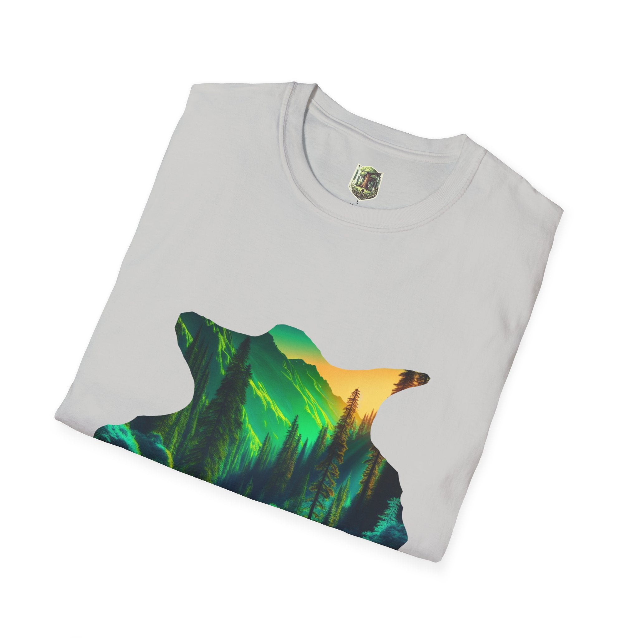 Scenic Nature Graphic Tee, Unisex Outdoor Shirt, Gift for Nature Lovers, Hiking Apparel, Eco-friendly T-Shirt