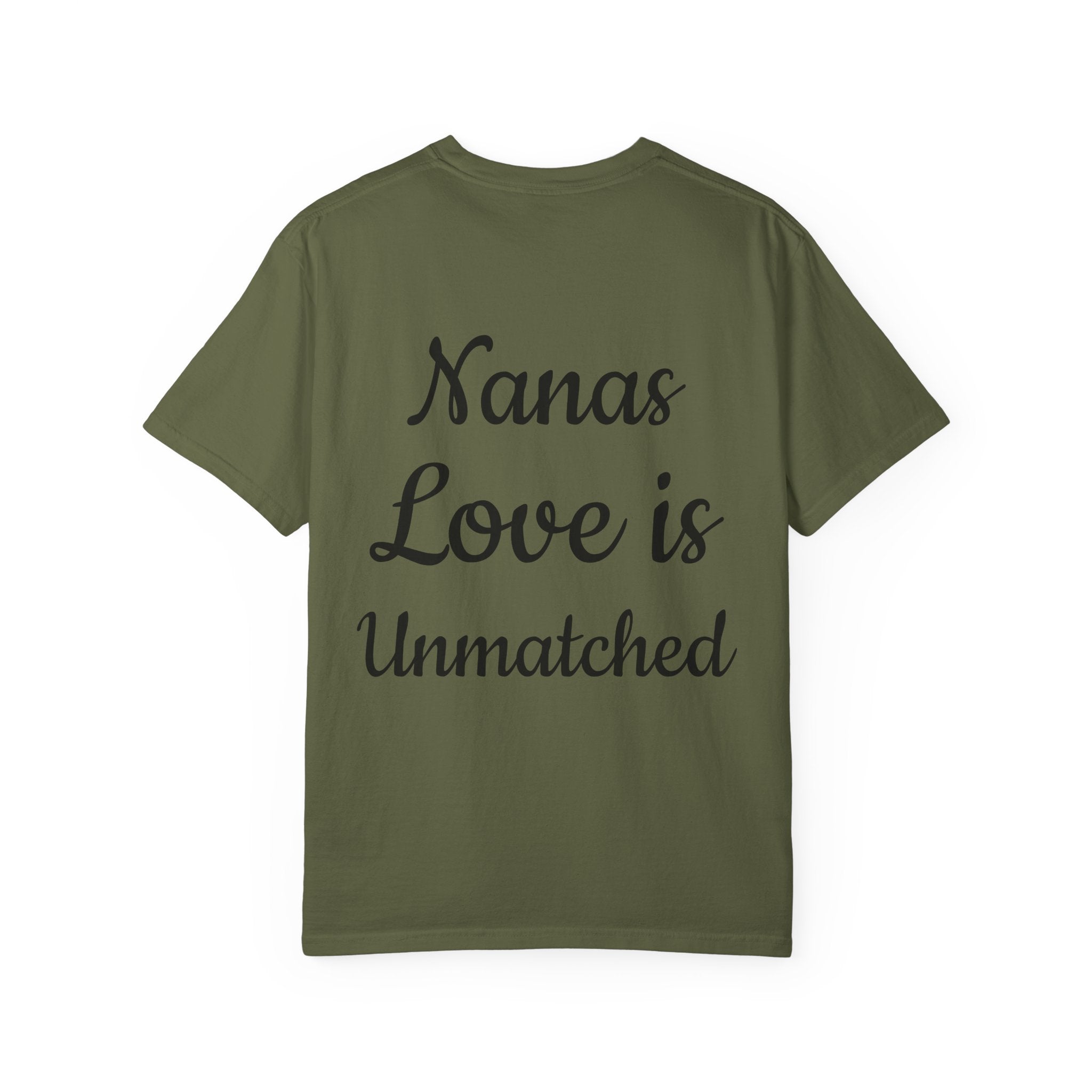 Heart Tie-Dye T-Shirt with 'Nannas Love is Unmatched' Design, Gift for Grandma, Summer Vibe Tee, Casual Wear, Birthday Gift