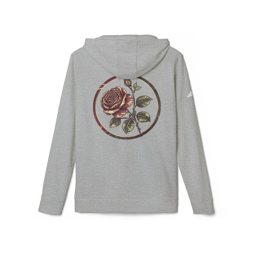 Artistic Rose Graphic Fleece Hoodie, Cozy Unisex Hoodie, Spring Fashion Hoodie, Casual Wear Hoodie, Gift for Her