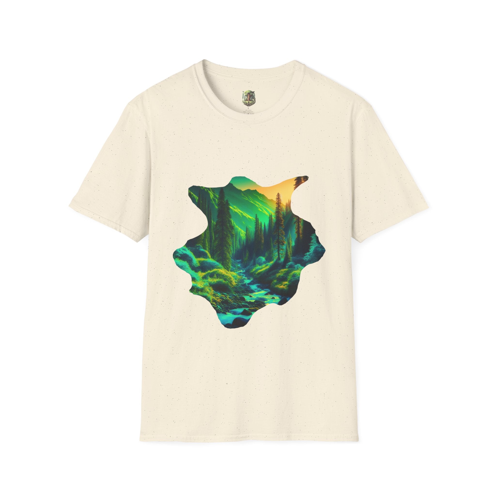 Scenic Nature Graphic Tee, Unisex Outdoor Shirt, Gift for Nature Lovers, Hiking Apparel, Eco-friendly T-Shirt
