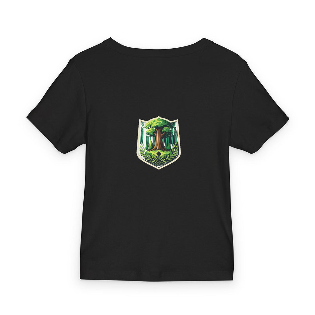 Buck Mule Deer Twilight Organic Rib Baby Tee