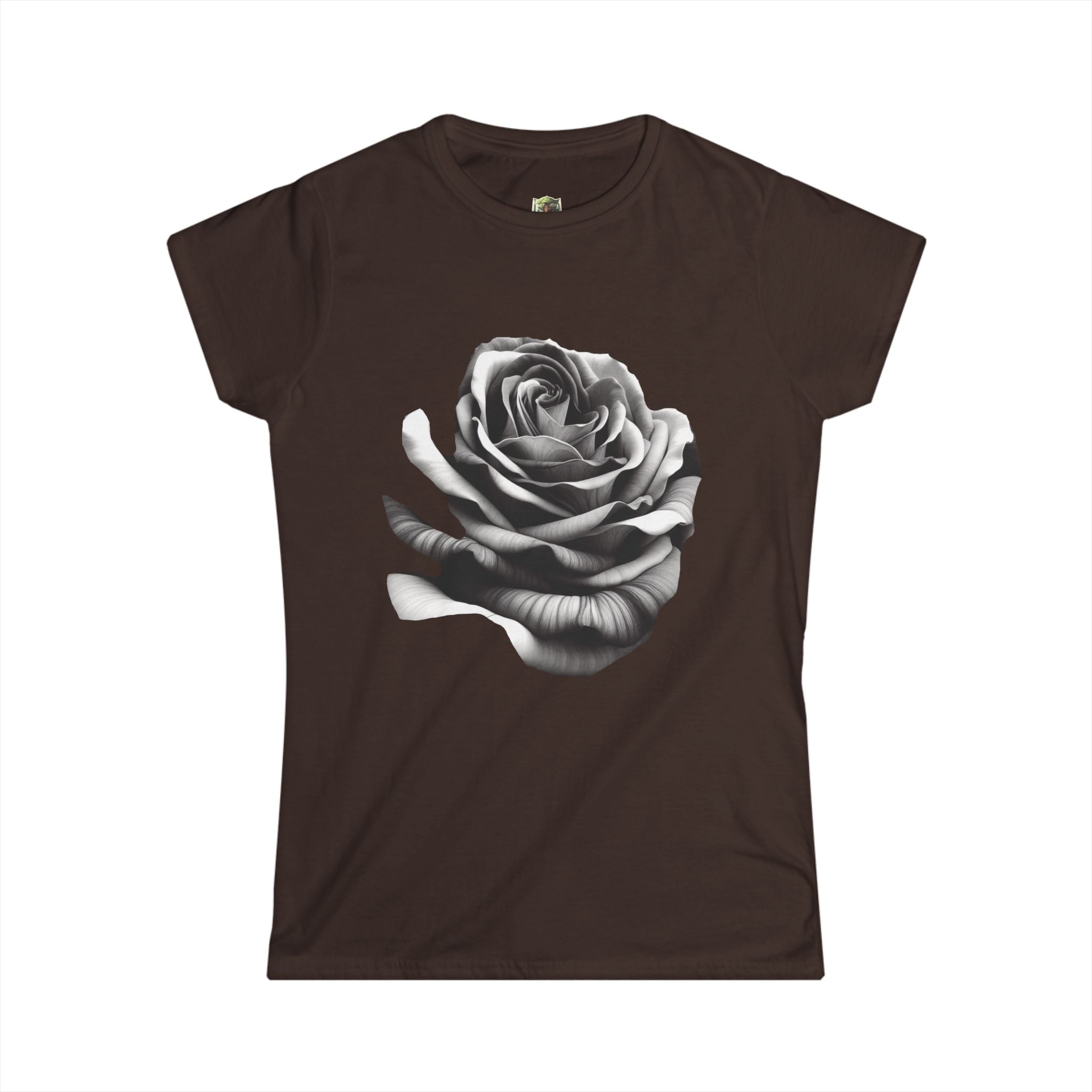 Women's Floral Graphic Tee, Rose Design Shirt, Casual Wear, Gift for Her, Spring Fashion, Nature Lover's Tee