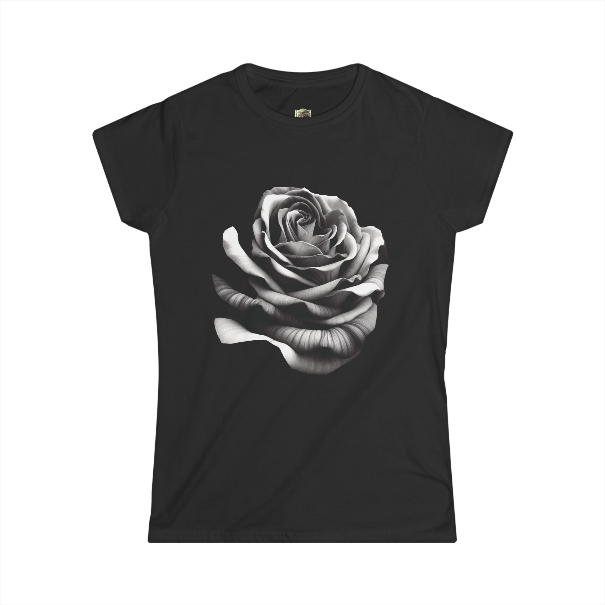 Women's Floral Graphic Tee, Rose Design Shirt, Casual Wear, Gift for Her, Spring Fashion, Nature Lover's Tee