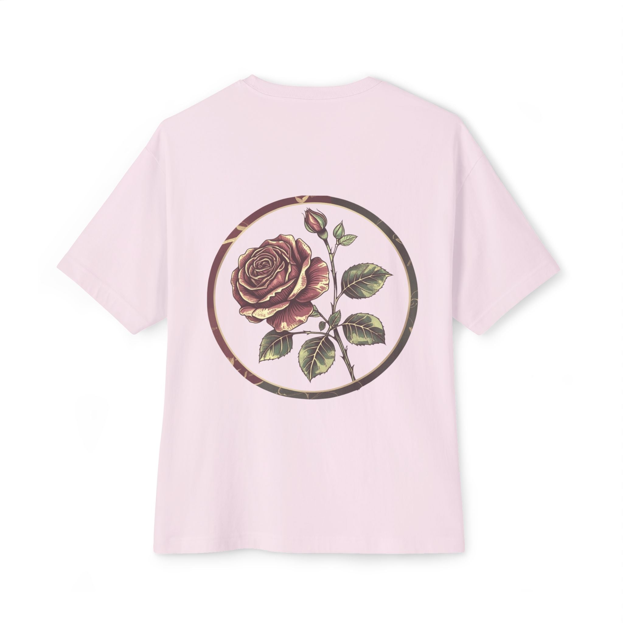 Floral Rose Oversized Tee | Unisex T-Shirt, Casual Wear, Vintage Style, Gift for Her, Summer Outfit