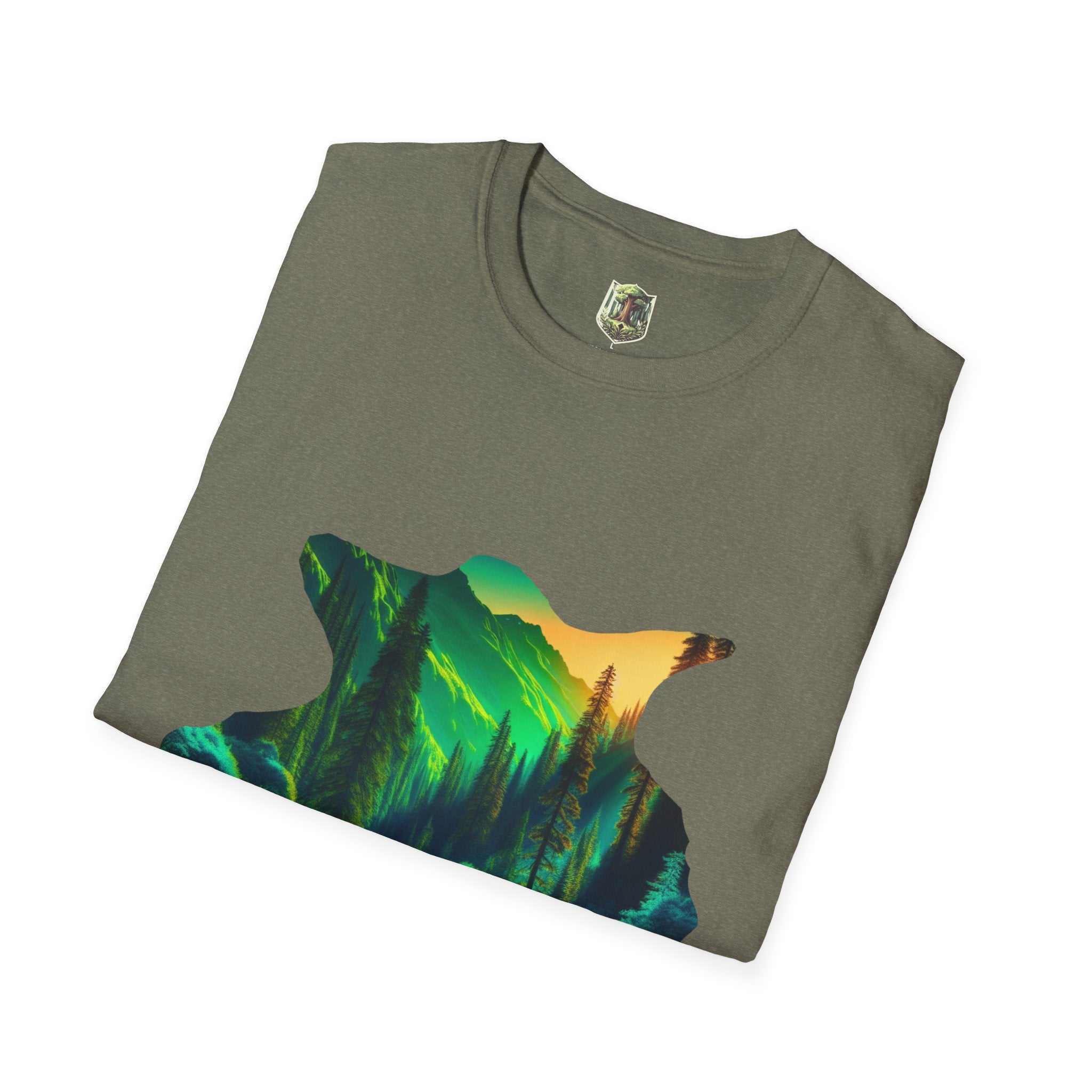 Scenic Nature Graphic Tee, Unisex Outdoor Shirt, Gift for Nature Lovers, Hiking Apparel, Eco-friendly T-Shirt