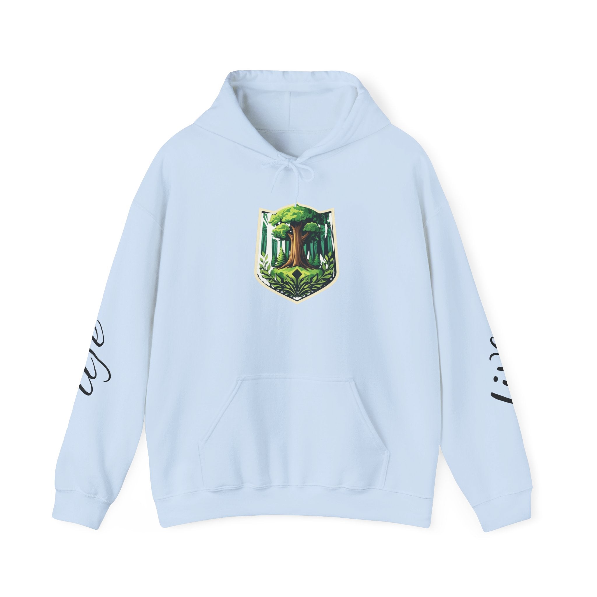 Nature-Inspired Hoodie with Floral Prints, Cozy Sweatshirt, Gift for Nature Lovers, Perfect for Autumn, Unisex Casual Wear