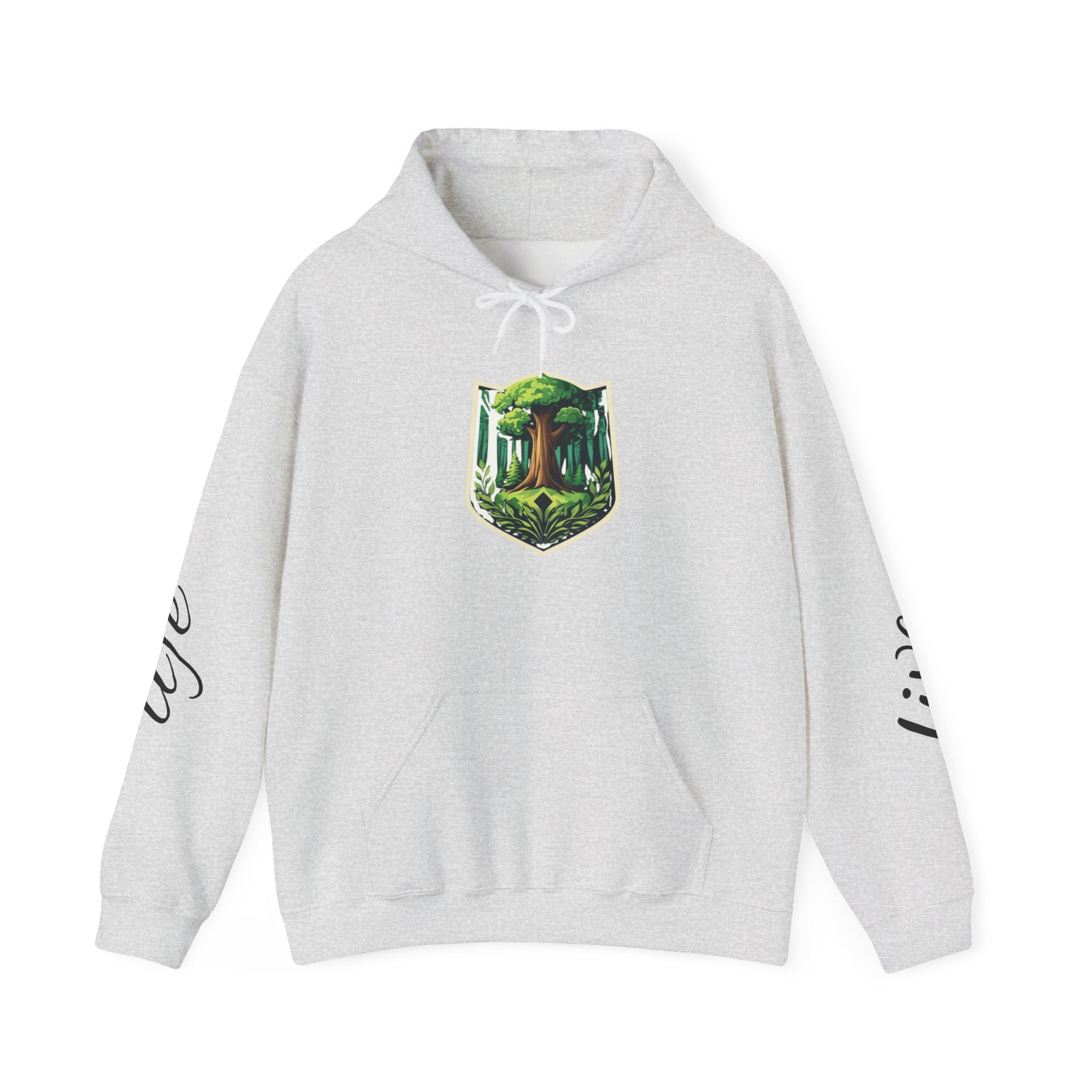 Nature-Inspired Hoodie with Floral Prints, Cozy Sweatshirt, Gift for Nature Lovers, Perfect for Autumn, Unisex Casual Wear