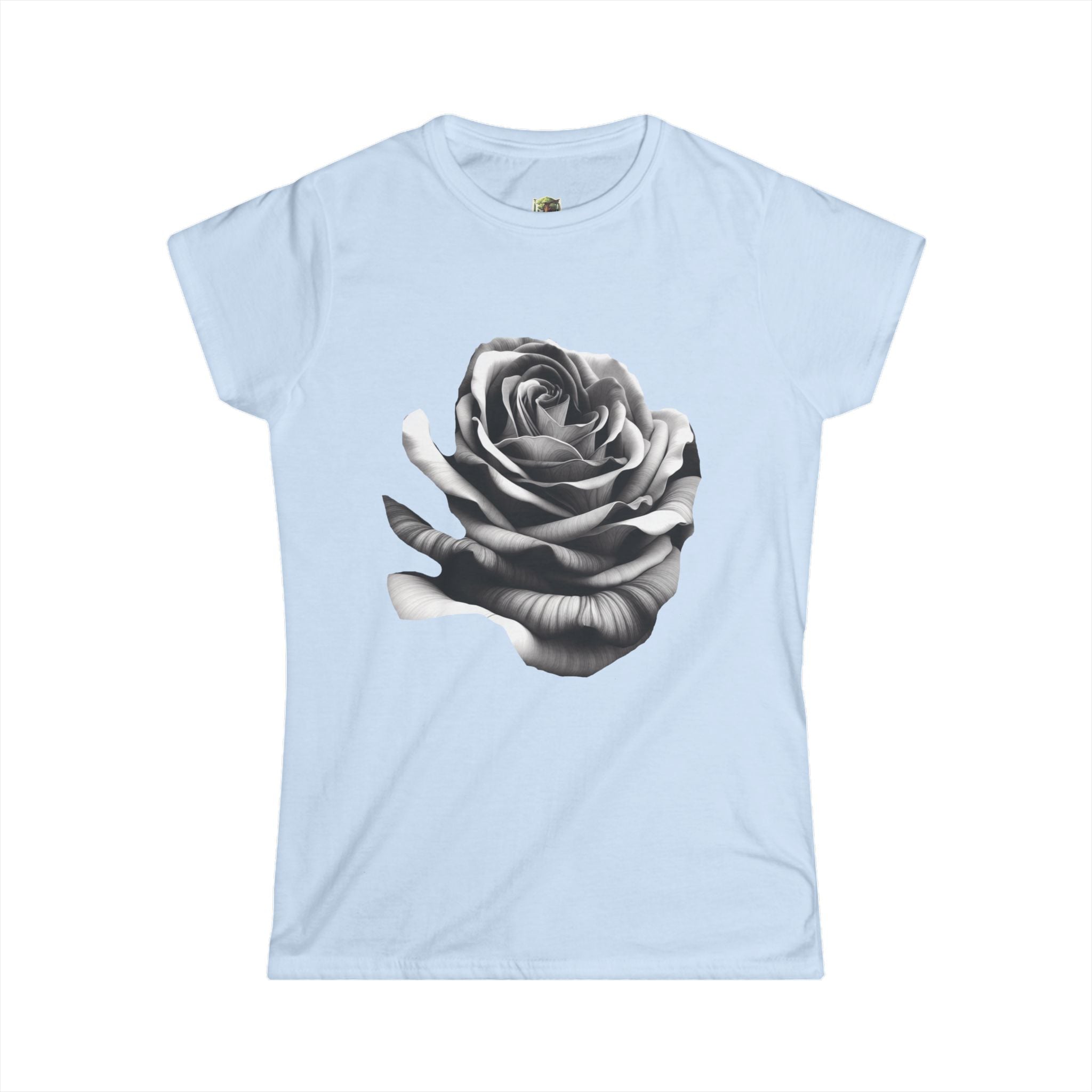 Women's Floral Graphic Tee, Rose Design Shirt, Casual Wear, Gift for Her, Spring Fashion, Nature Lover's Tee