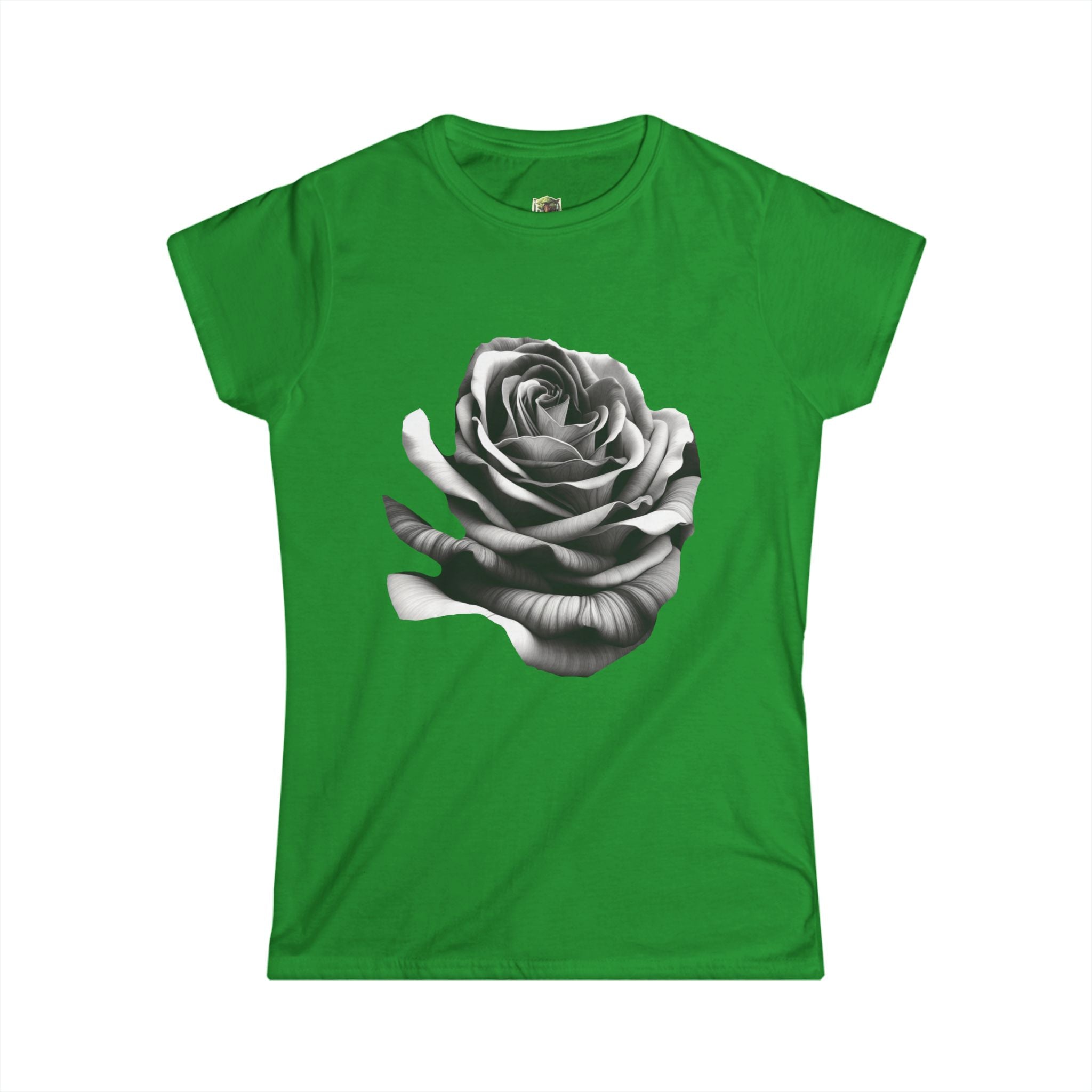 Women's Floral Graphic Tee, Rose Design Shirt, Casual Wear, Gift for Her, Spring Fashion, Nature Lover's Tee