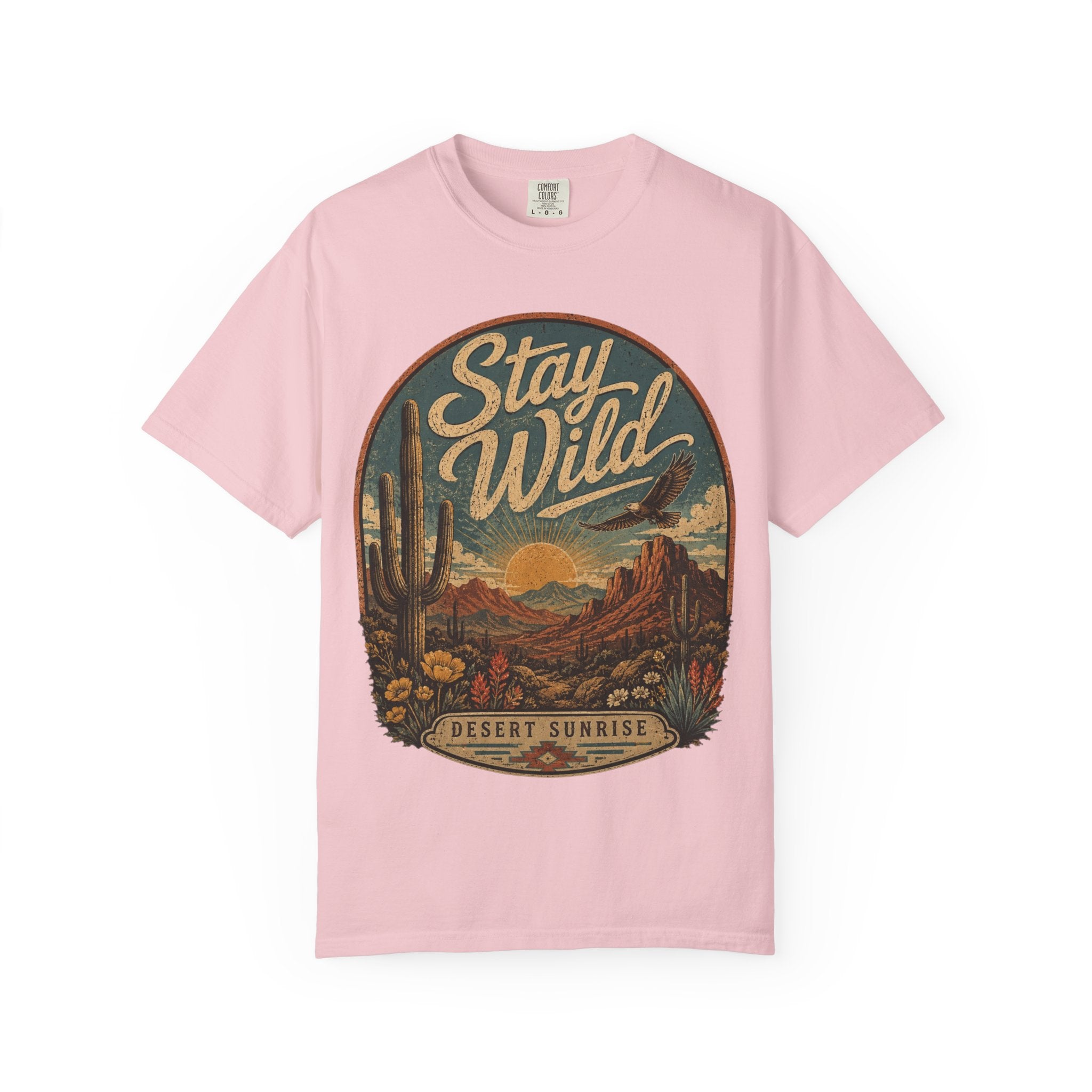 Stay Wild Desert Sunrise T-Shirt
