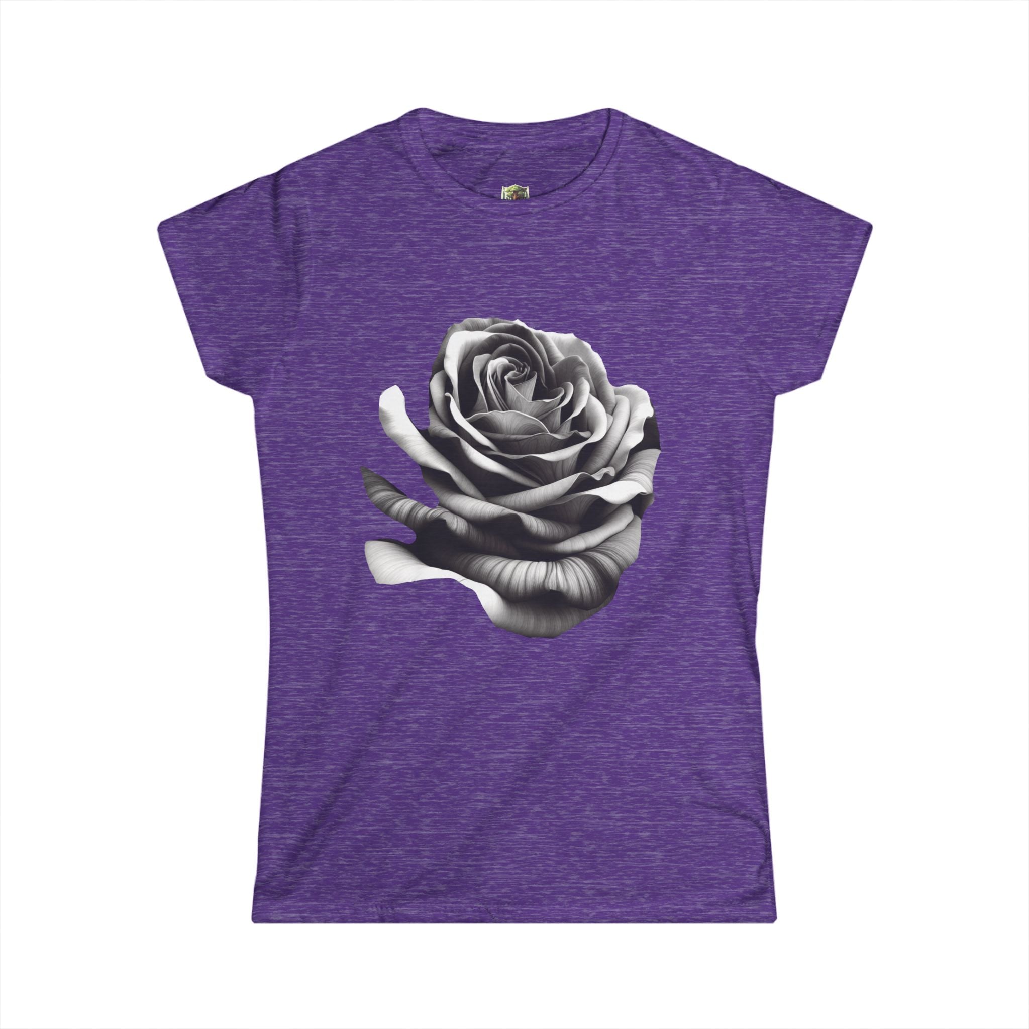 Women's Floral Graphic Tee, Rose Design Shirt, Casual Wear, Gift for Her, Spring Fashion, Nature Lover's Tee