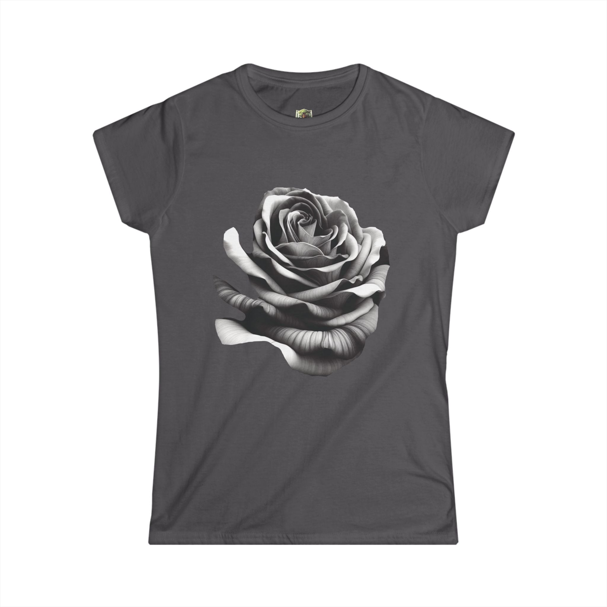 Women's Floral Graphic Tee, Rose Design Shirt, Casual Wear, Gift for Her, Spring Fashion, Nature Lover's Tee