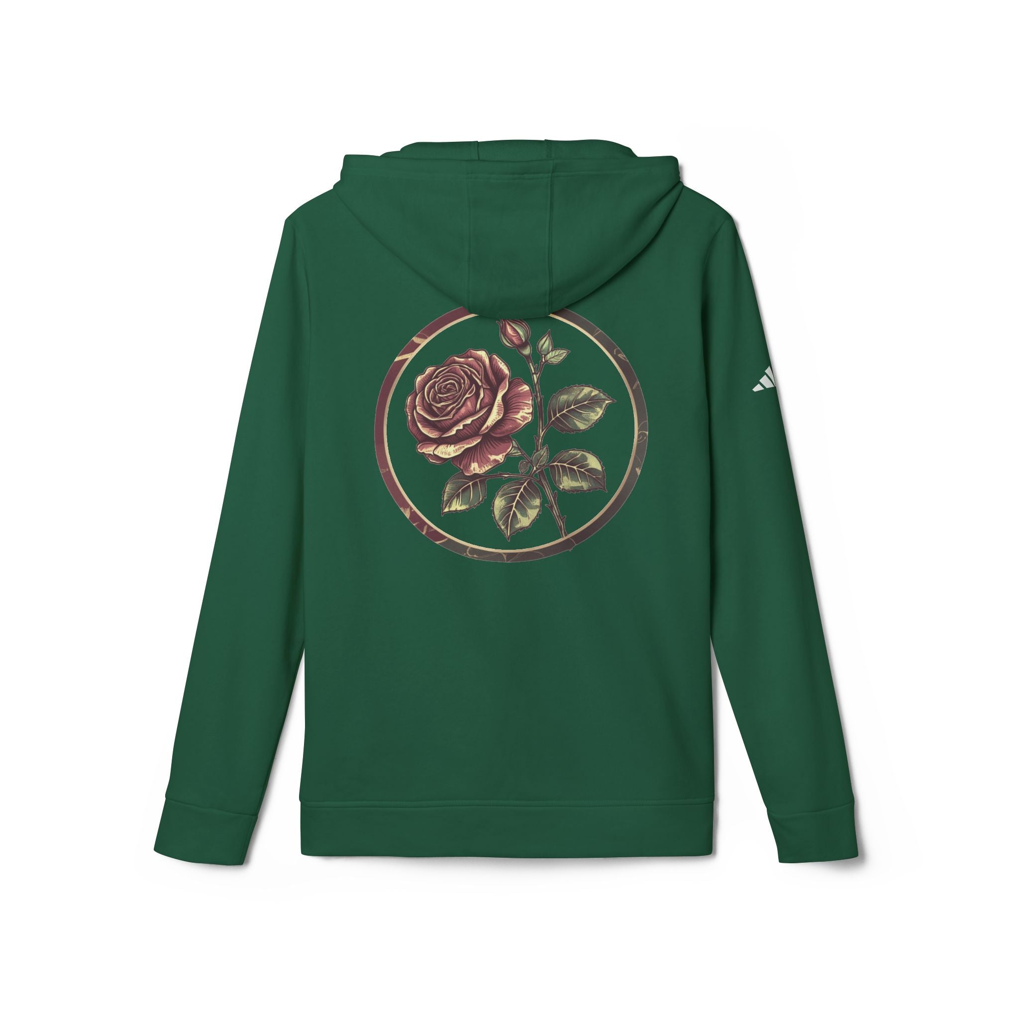 Artistic Rose Graphic Fleece Hoodie, Cozy Unisex Hoodie, Spring Fashion Hoodie, Casual Wear Hoodie, Gift for Her