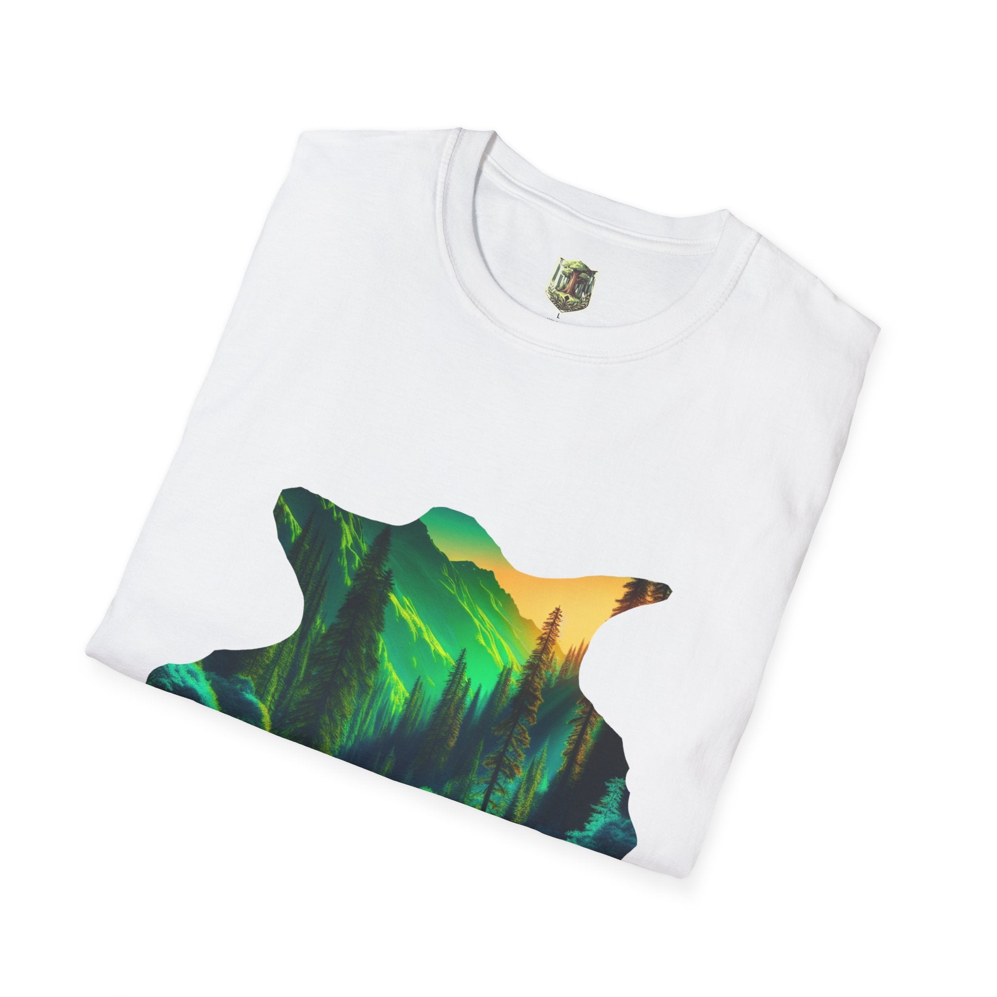 Scenic Nature Graphic Tee, Unisex Outdoor Shirt, Gift for Nature Lovers, Hiking Apparel, Eco-friendly T-Shirt