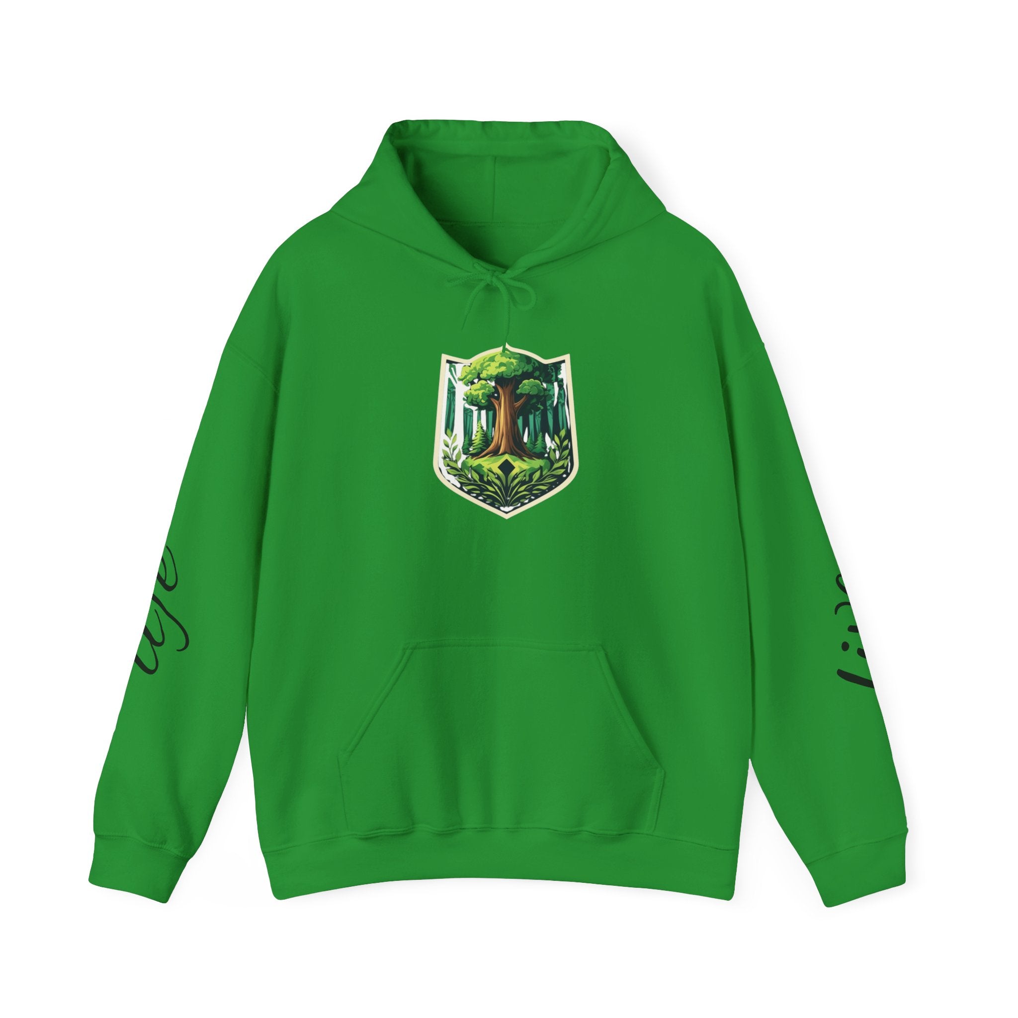 Nature-Inspired Hoodie with Floral Prints, Cozy Sweatshirt, Gift for Nature Lovers, Perfect for Autumn, Unisex Casual Wear