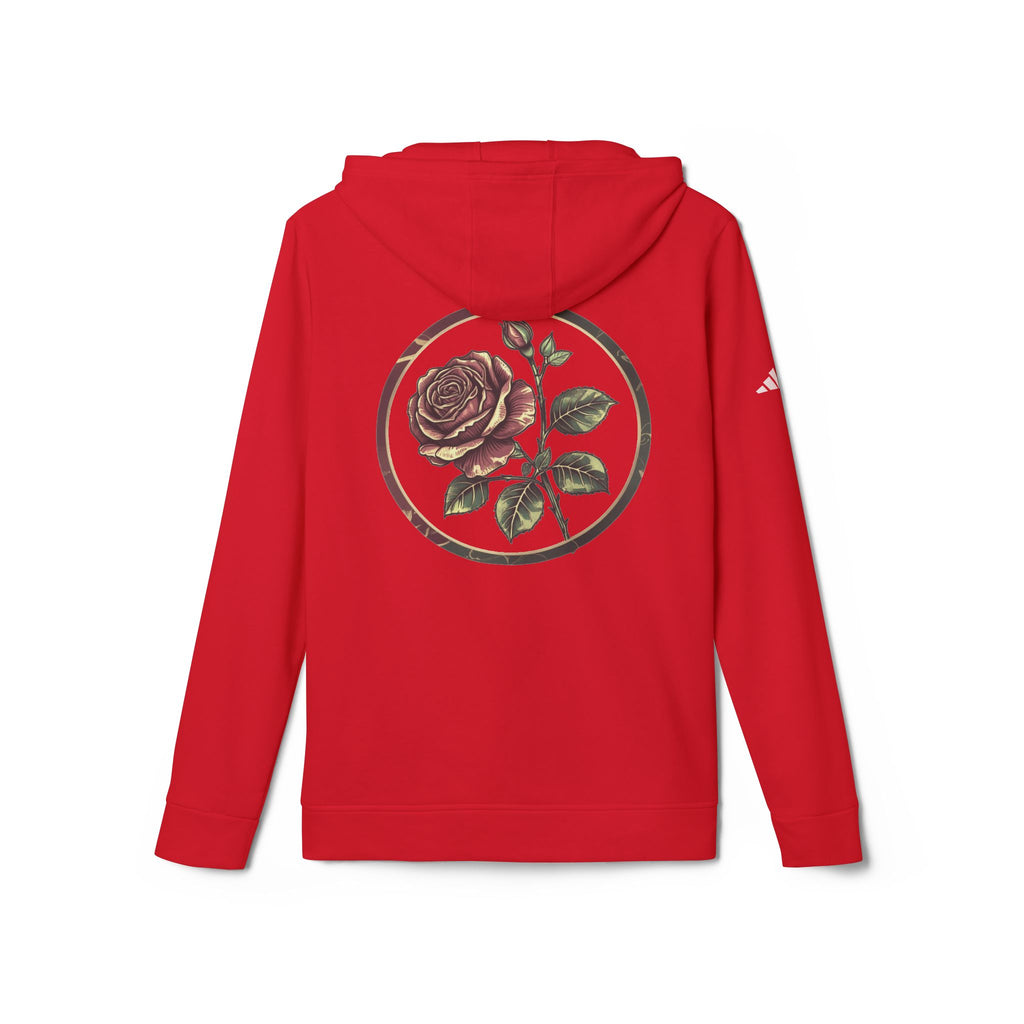 Artistic Rose Graphic Fleece Hoodie, Cozy Unisex Hoodie, Spring Fashion Hoodie, Casual Wear Hoodie, Gift for Her