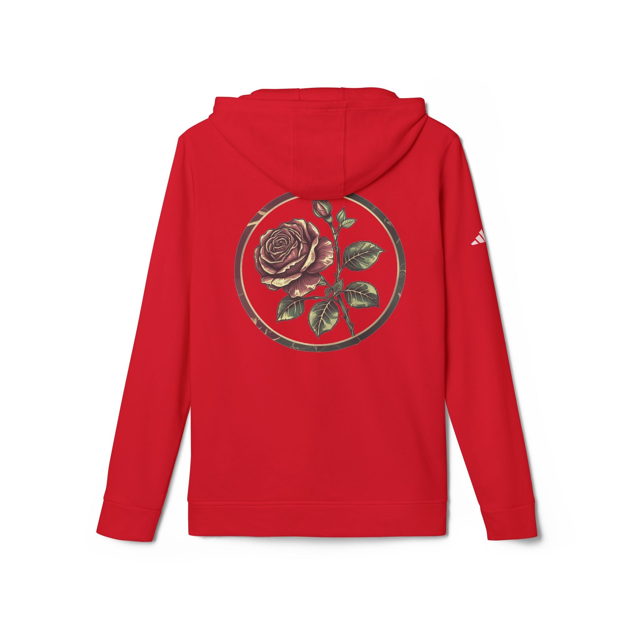 Artistic Rose Graphic Fleece Hoodie, Cozy Unisex Hoodie, Spring Fashion Hoodie, Casual Wear Hoodie, Gift for Her