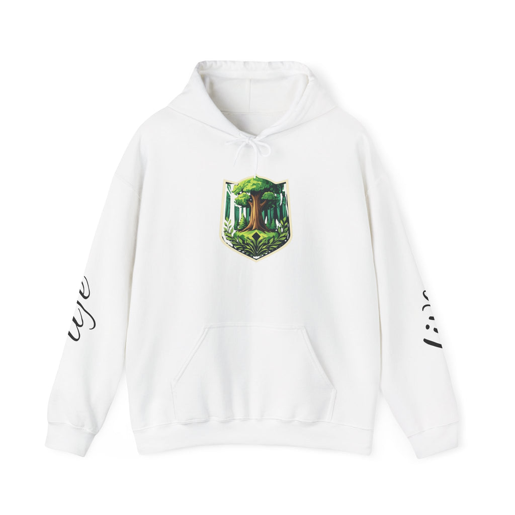 Nature-Inspired Hoodie with Floral Prints, Cozy Sweatshirt, Gift for Nature Lovers, Perfect for Autumn, Unisex Casual Wear