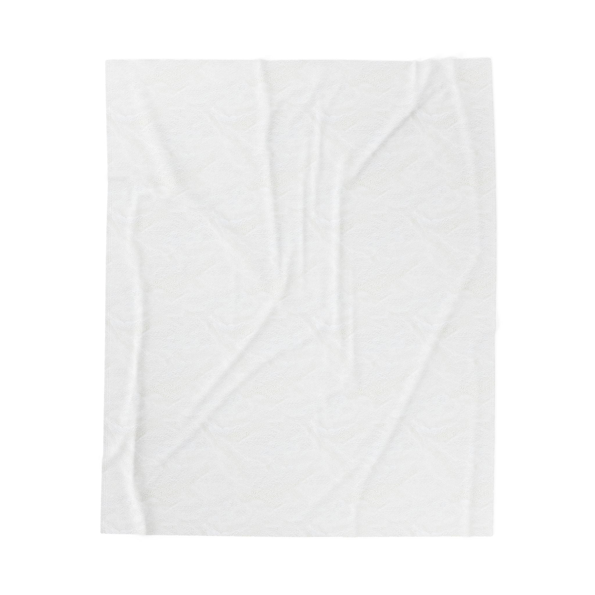 Forest Crest Velveteen Plush Blanket — Green Tree Emblem Cozy Throw