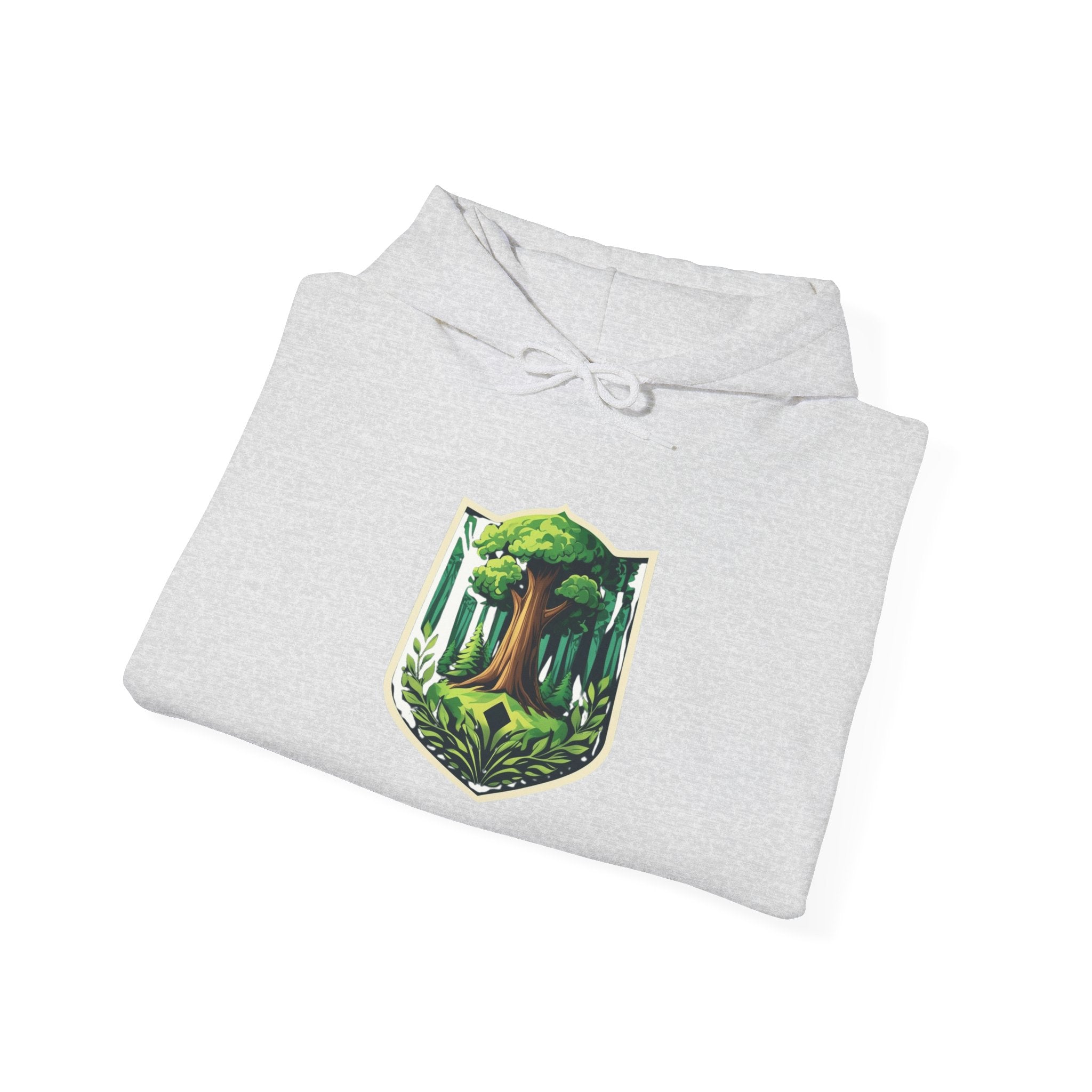 Nature-Inspired Hoodie with Floral Prints, Cozy Sweatshirt, Gift for Nature Lovers, Perfect for Autumn, Unisex Casual Wear