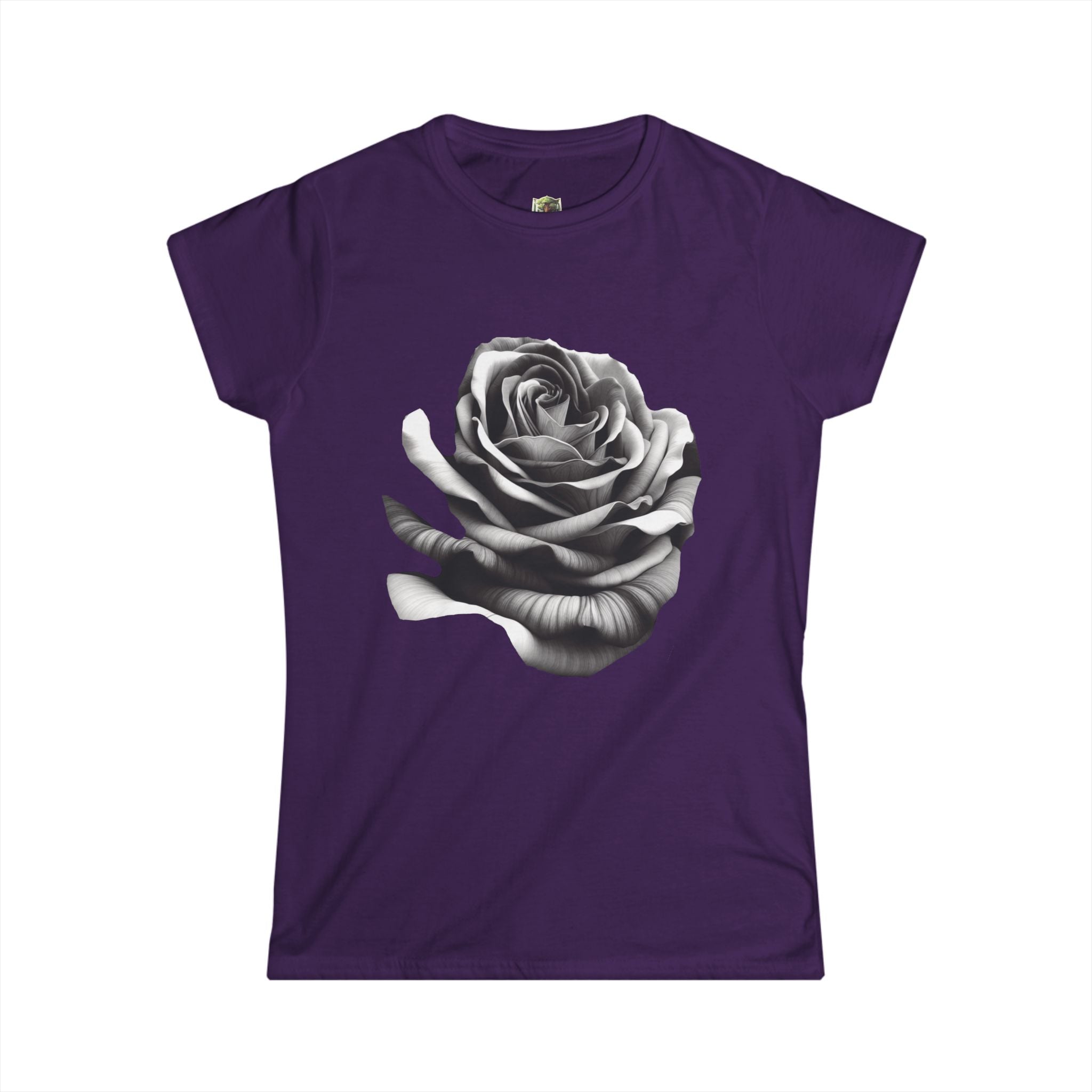 Women's Floral Graphic Tee, Rose Design Shirt, Casual Wear, Gift for Her, Spring Fashion, Nature Lover's Tee