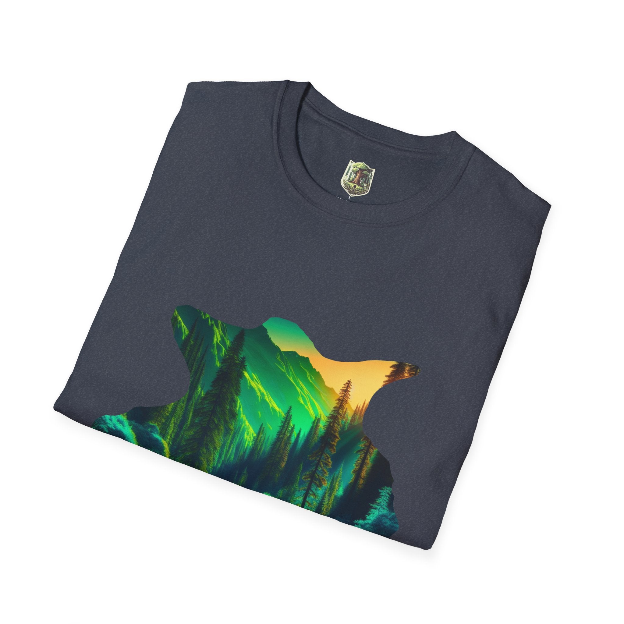 Scenic Nature Graphic Tee, Unisex Outdoor Shirt, Gift for Nature Lovers, Hiking Apparel, Eco-friendly T-Shirt