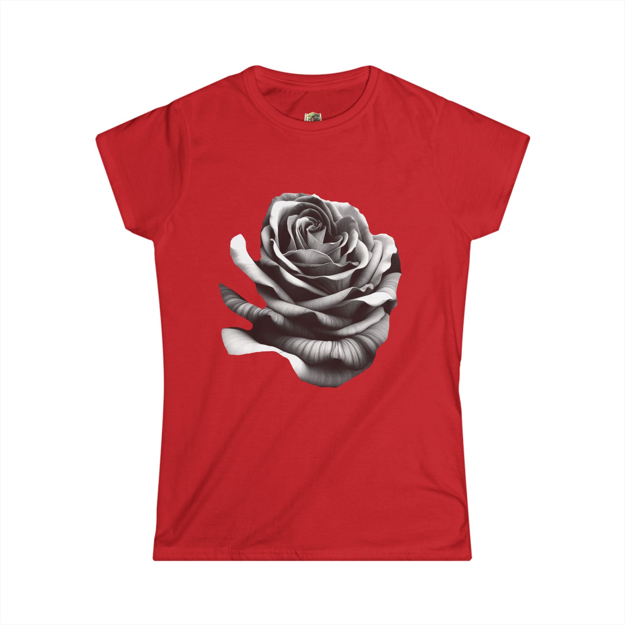 Women's Floral Graphic Tee, Rose Design Shirt, Casual Wear, Gift for Her, Spring Fashion, Nature Lover's Tee