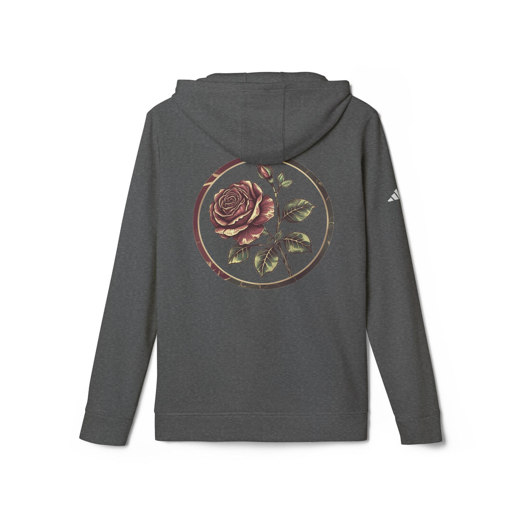 Artistic Rose Graphic Fleece Hoodie, Cozy Unisex Hoodie, Spring Fashion Hoodie, Casual Wear Hoodie, Gift for Her