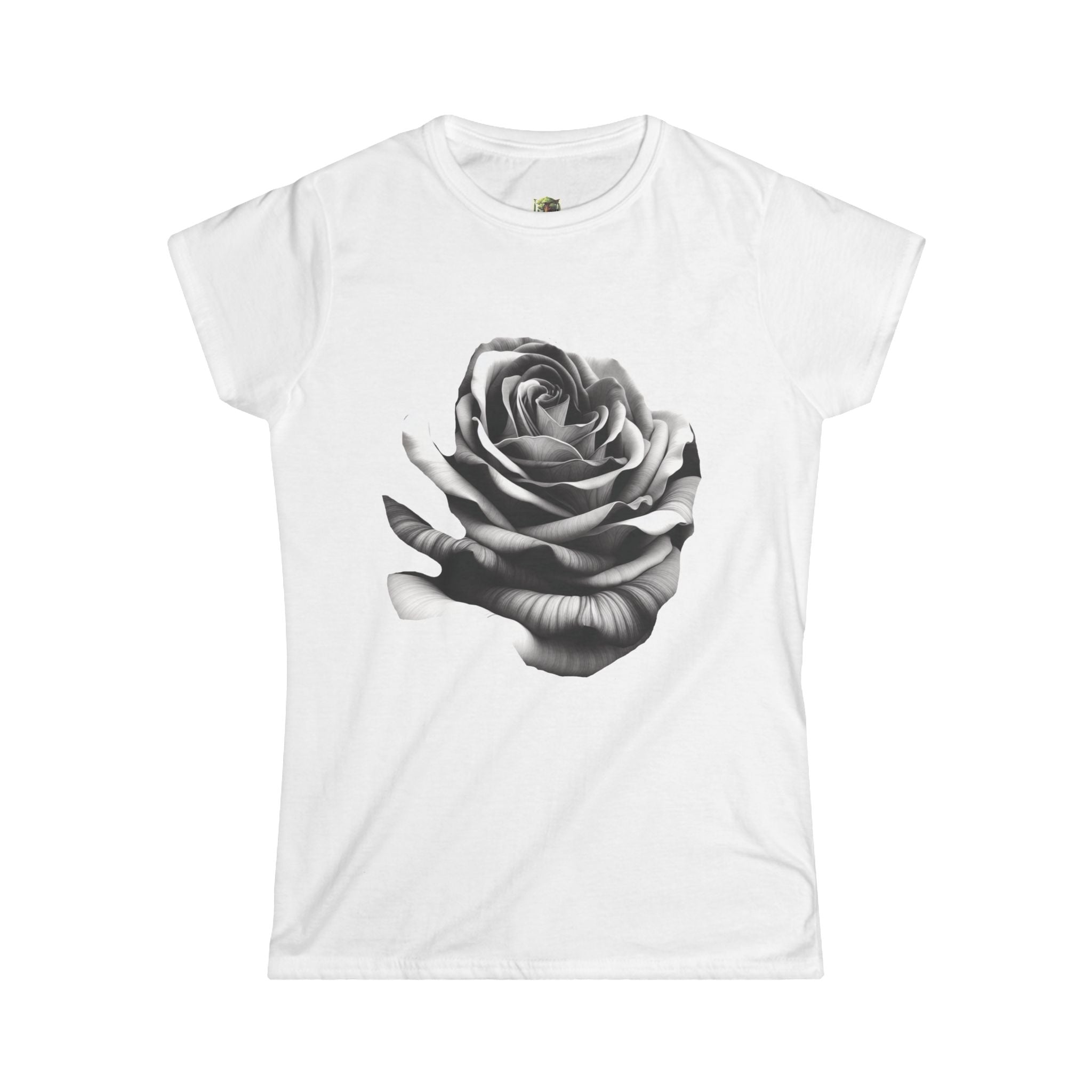 Women's Floral Graphic Tee, Rose Design Shirt, Casual Wear, Gift for Her, Spring Fashion, Nature Lover's Tee