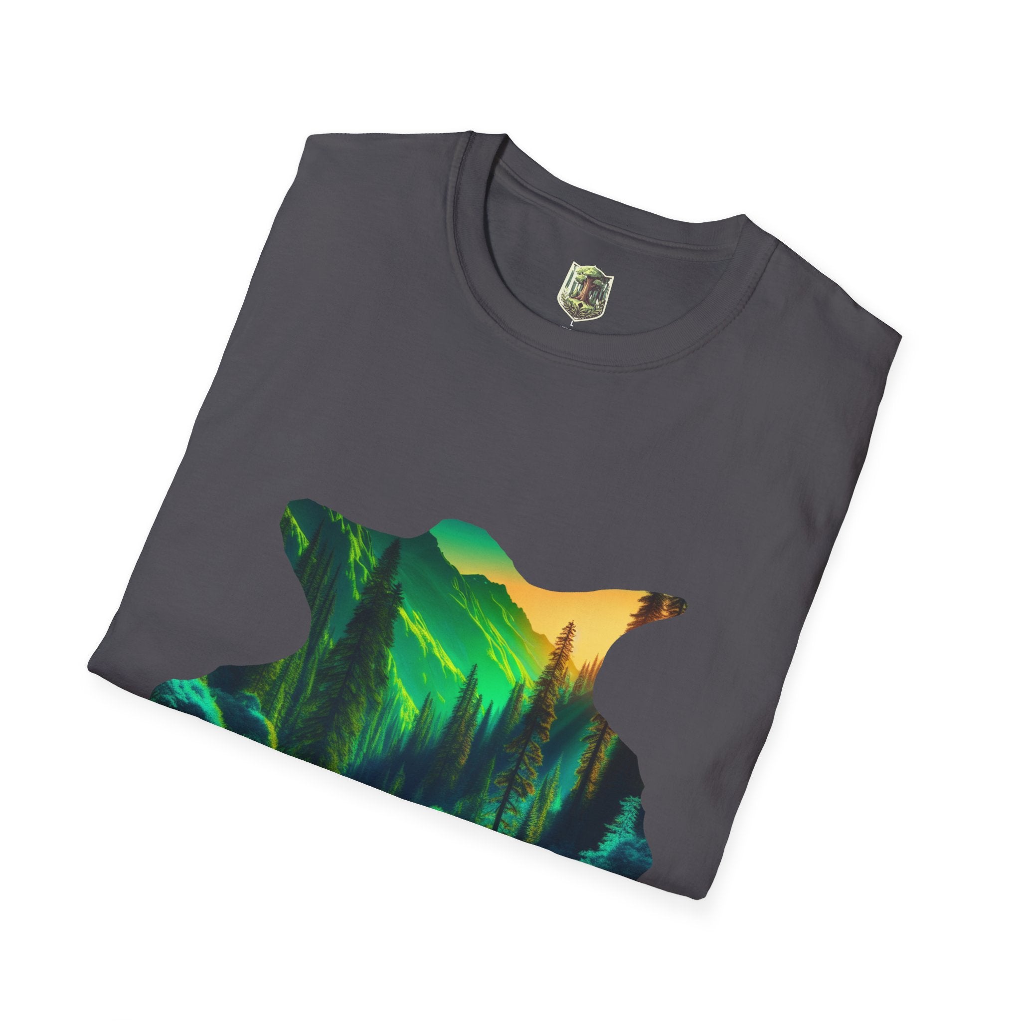 Scenic Nature Graphic Tee, Unisex Outdoor Shirt, Gift for Nature Lovers, Hiking Apparel, Eco-friendly T-Shirt