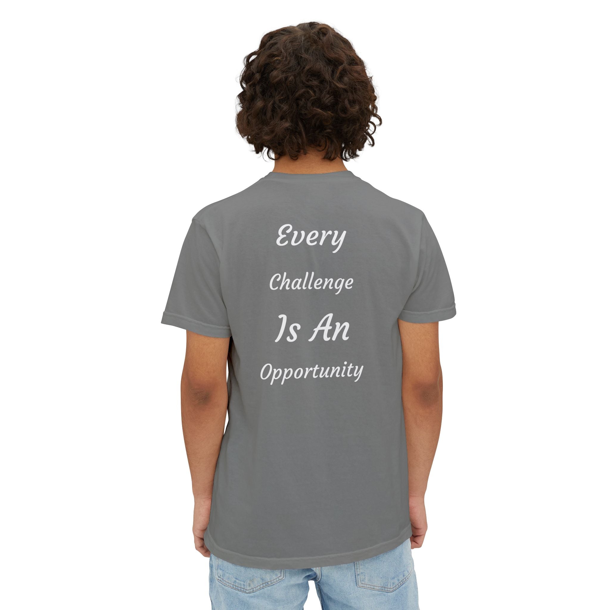 Inspirational Pocket T-Shirt, Unisex Motivational Tee, Casual Wear, Gift for Him & Her, Everyday Essential, Positive Vibes