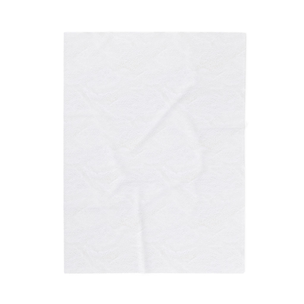 Forest Crest Velveteen Plush Blanket — Green Tree Emblem Cozy Throw