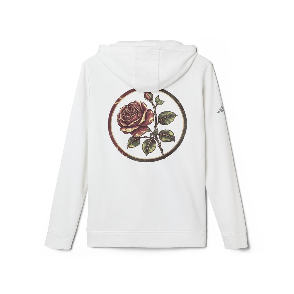 Artistic Rose Graphic Fleece Hoodie, Cozy Unisex Hoodie, Spring Fashion Hoodie, Casual Wear Hoodie, Gift for Her