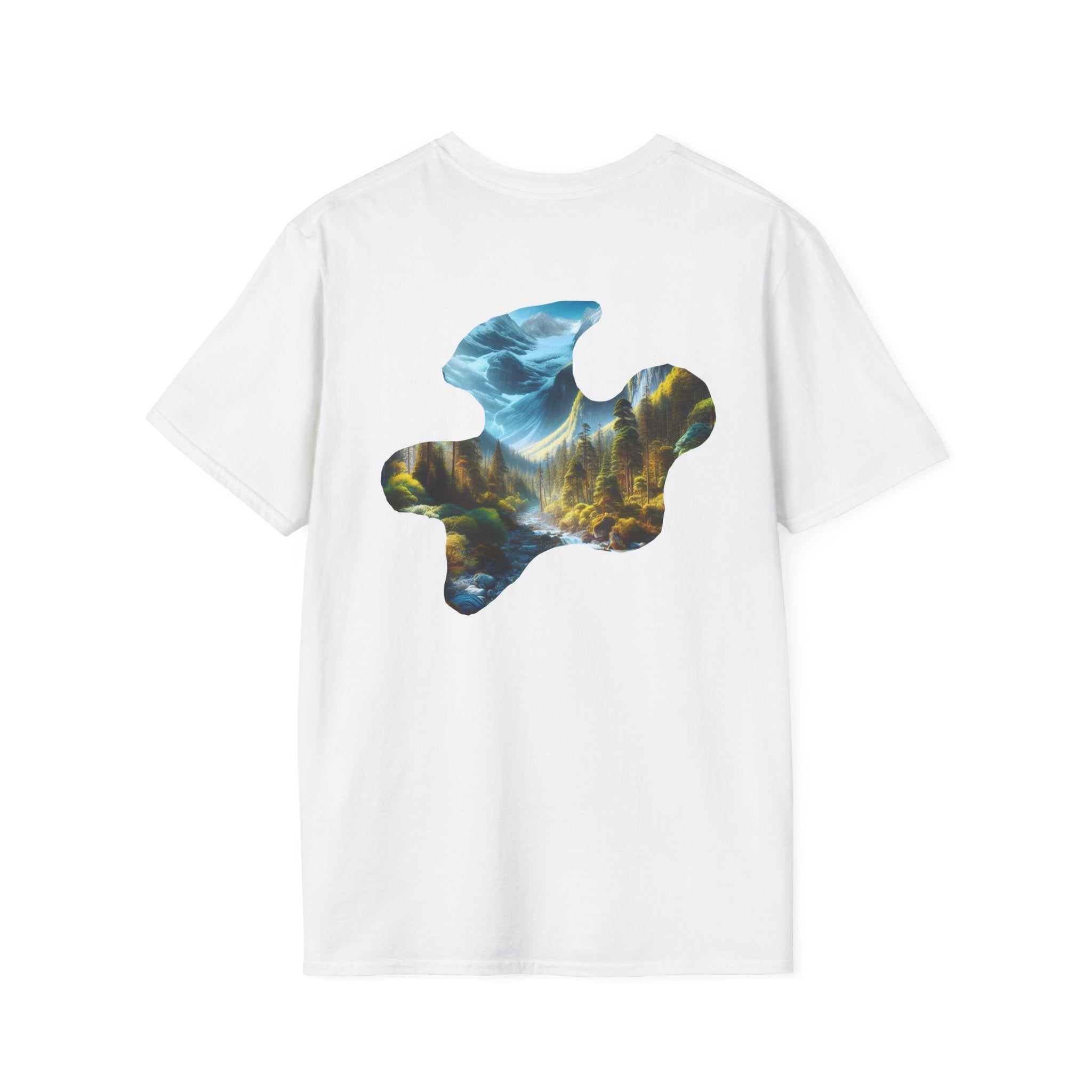 Scenic Nature Graphic Tee, Unisex Outdoor Shirt, Gift for Nature Lovers, Hiking Apparel, Eco-friendly T-Shirt