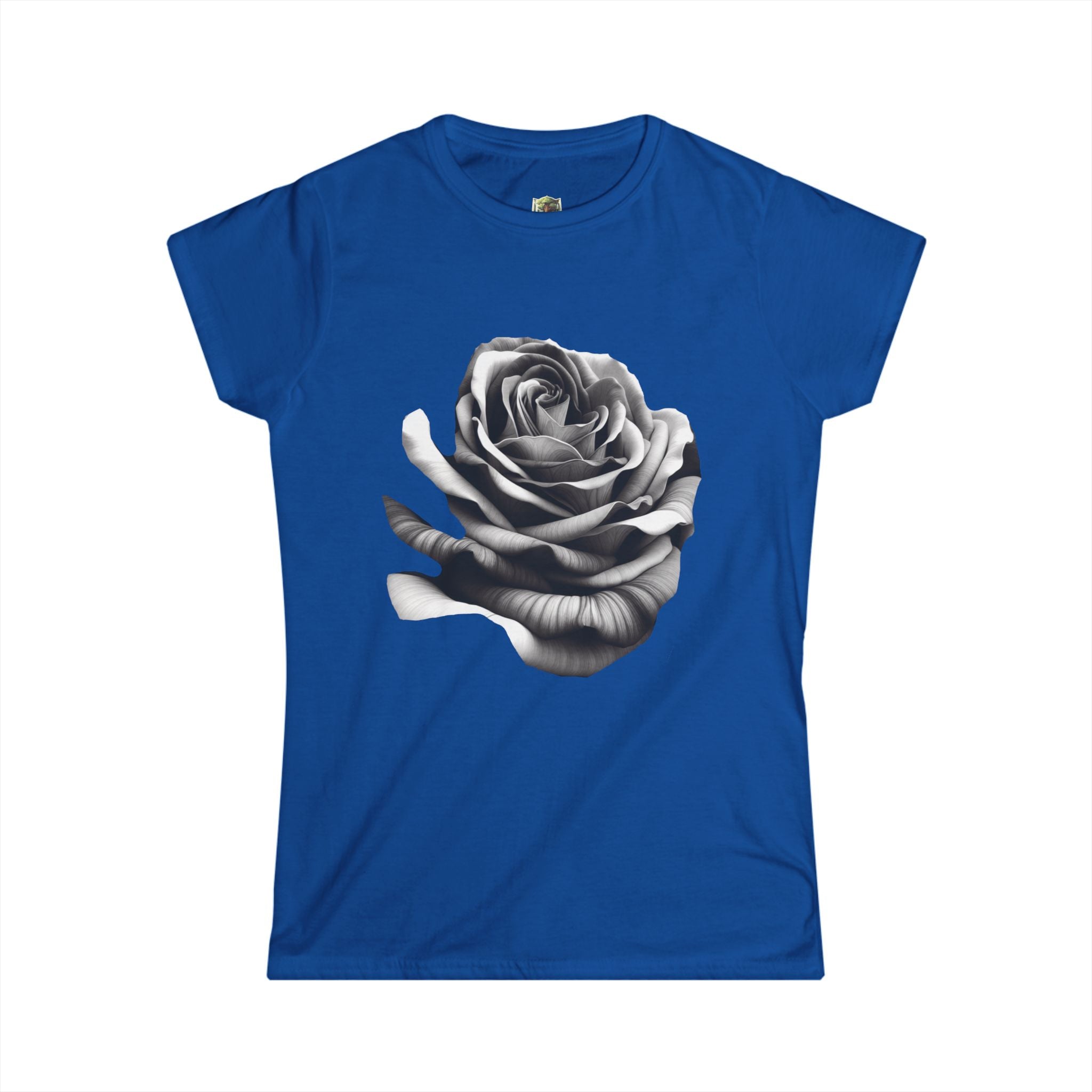 Women's Floral Graphic Tee, Rose Design Shirt, Casual Wear, Gift for Her, Spring Fashion, Nature Lover's Tee