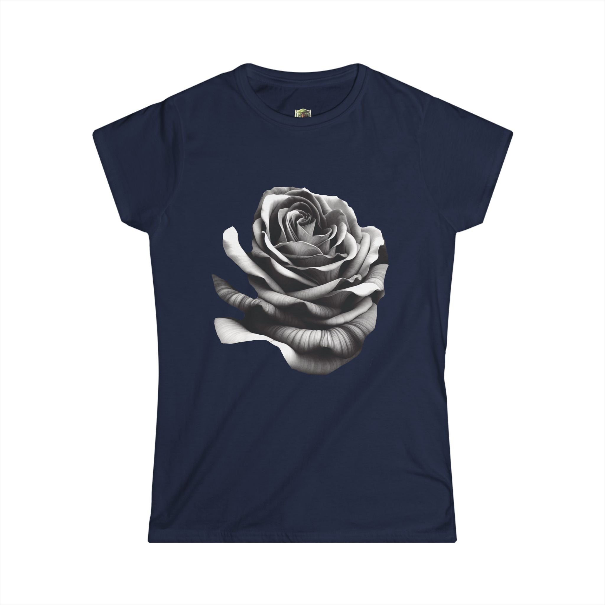 Women's Floral Graphic Tee, Rose Design Shirt, Casual Wear, Gift for Her, Spring Fashion, Nature Lover's Tee